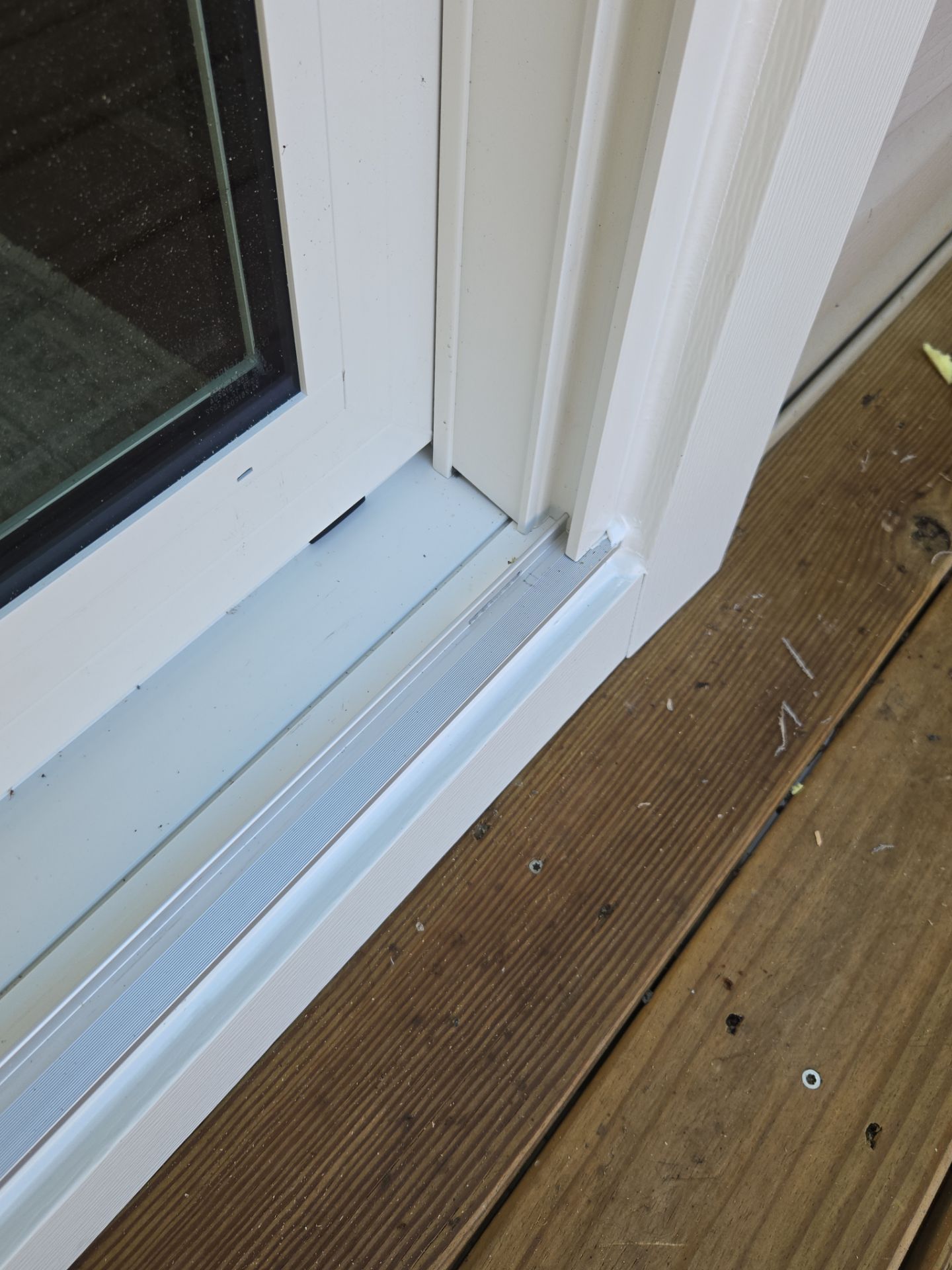 Sliding door with extra waterproofing by Window Depot of Annapolis
