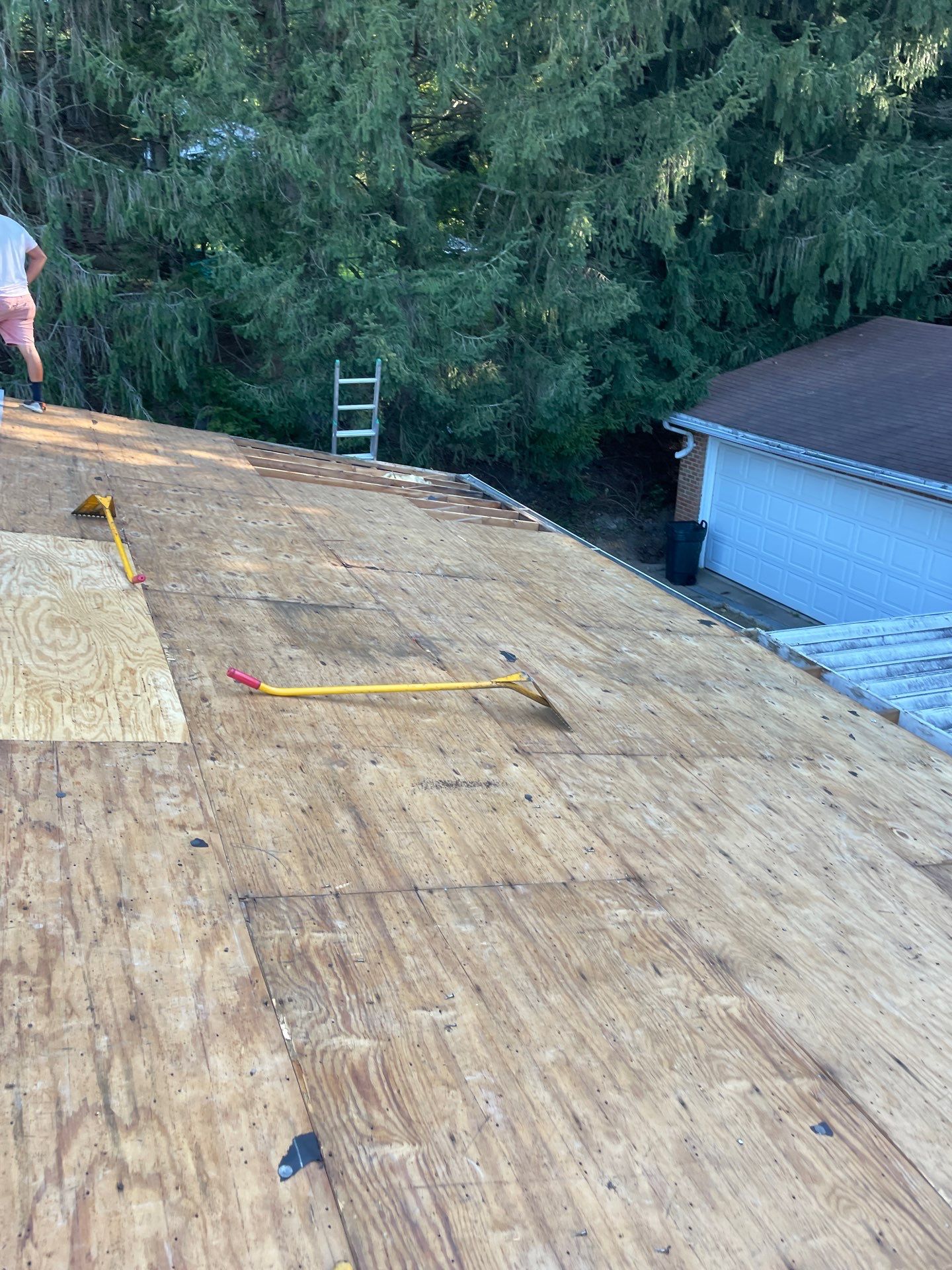 Residential Roofing Installation using GAF TImberline HDZ Hickory by Rainstoppers Roofing