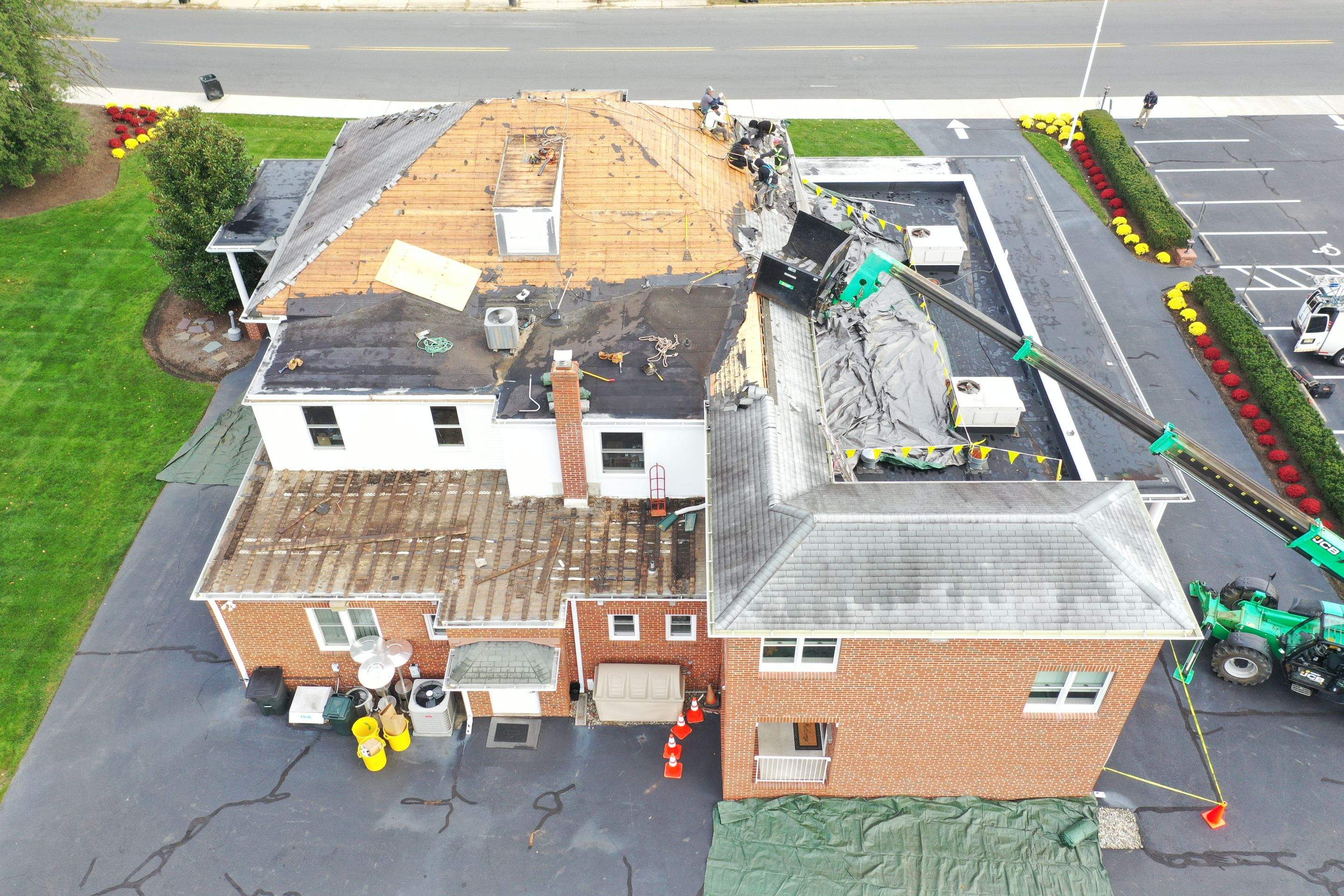 Commercial Roofing Installation using GAF Timberline / GAF TPO by All Site Roofing