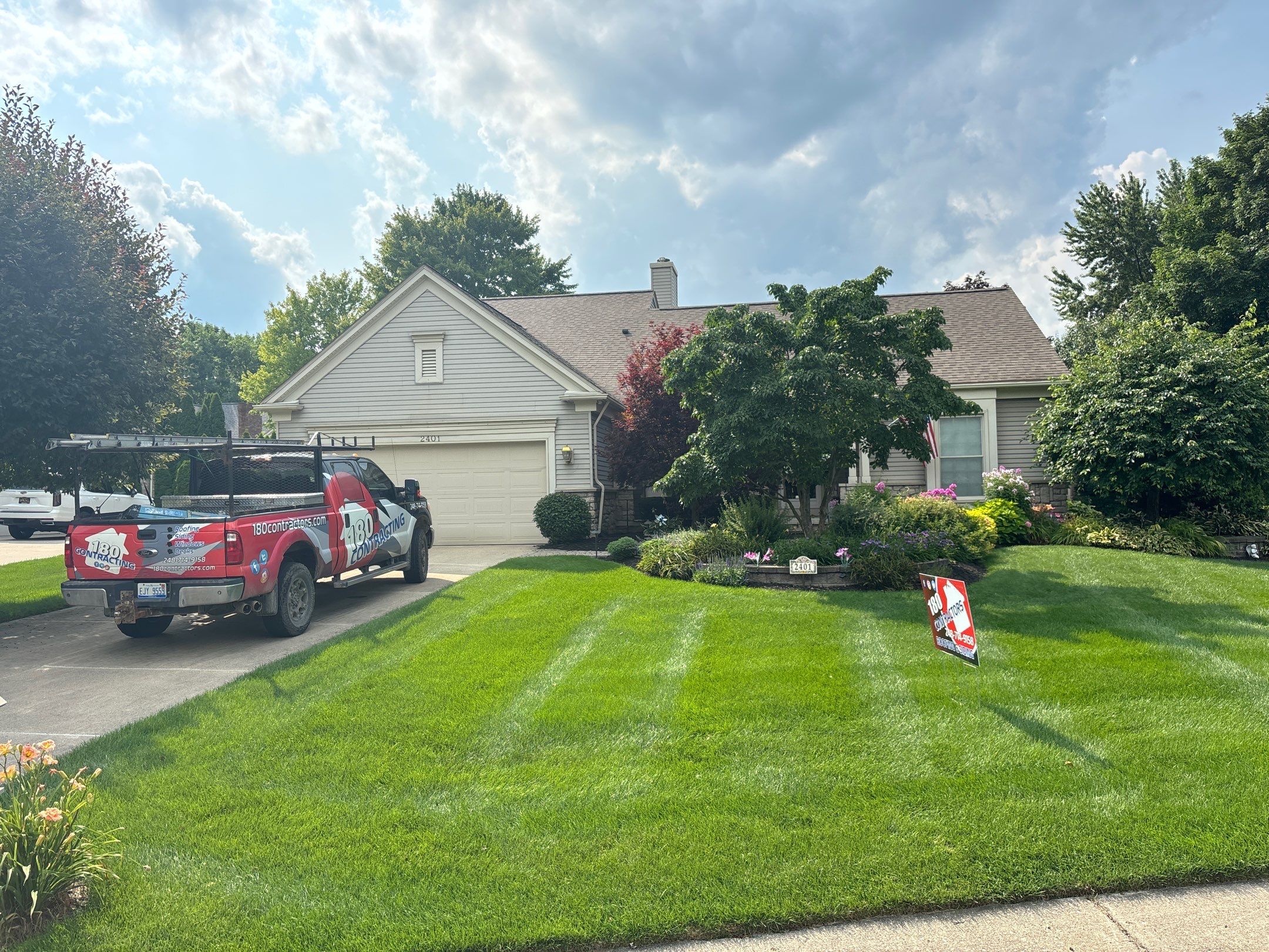 Roof Replacement using Owens Corning Duration by 180 Contractors