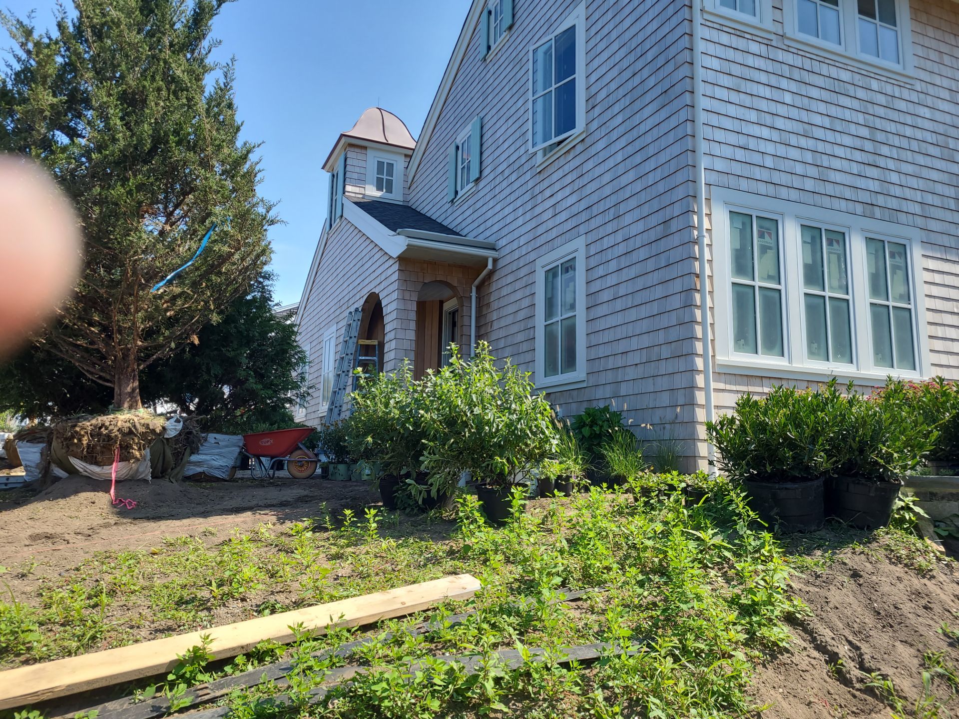 Gutter Installation using 4x5 FiberGlass Gutter and 3" Fiberglass Downspout by Gutter Pro Enterprises