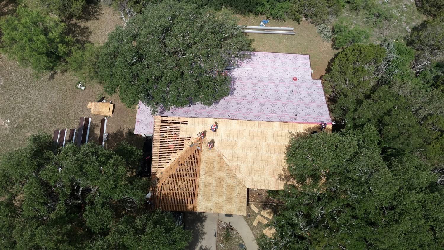 Steel Metal Roofing using McElroy Steel Standing Seam by Lightning Exteriors