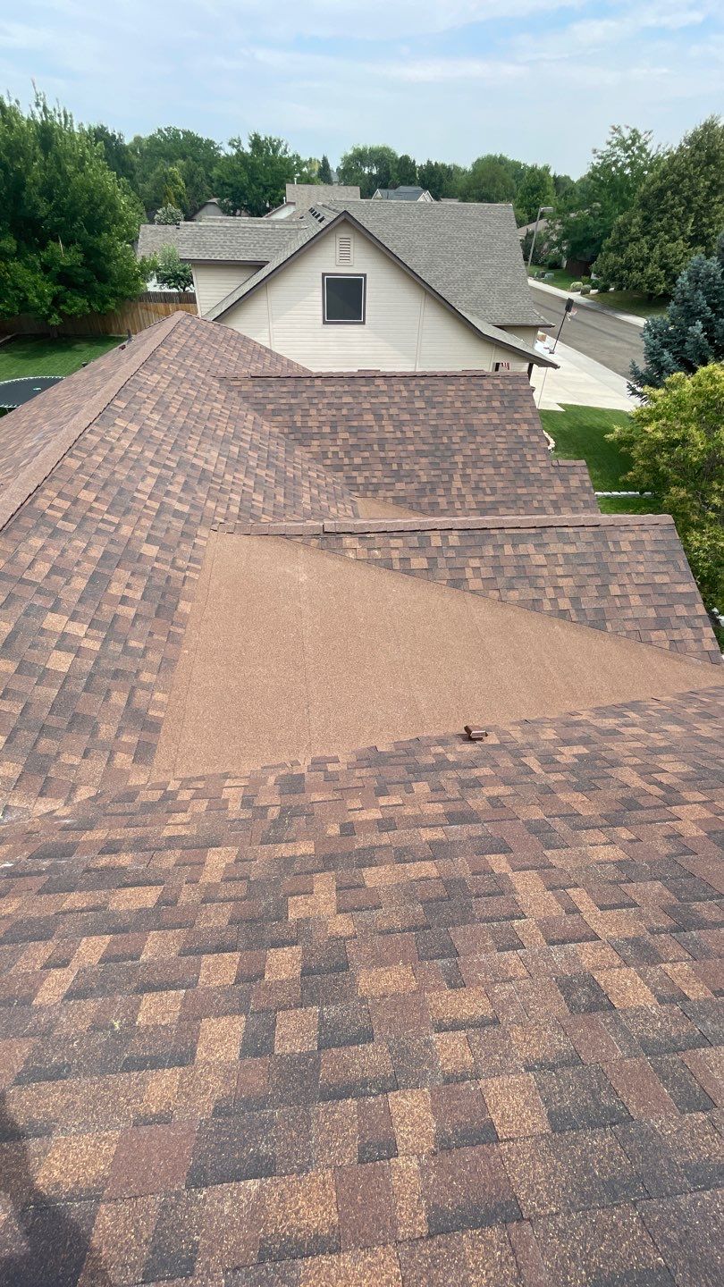 Meridian ID Residential Roofing Installation using Owens Corning by ID Roofing LLC