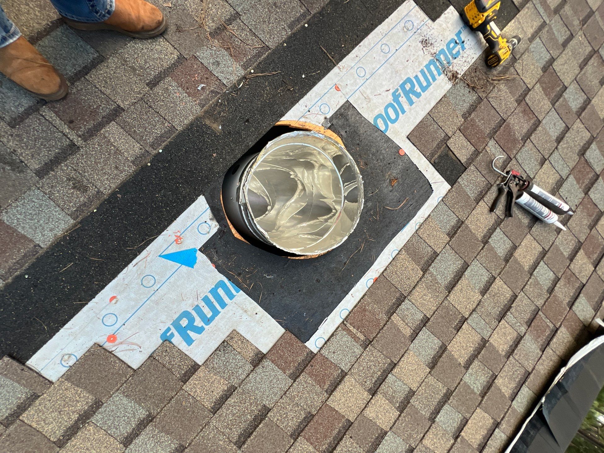 Commercial Roofing Repair using Owen's Corning Duration (Lifetime) Shingles by Roof Repair Services LLC