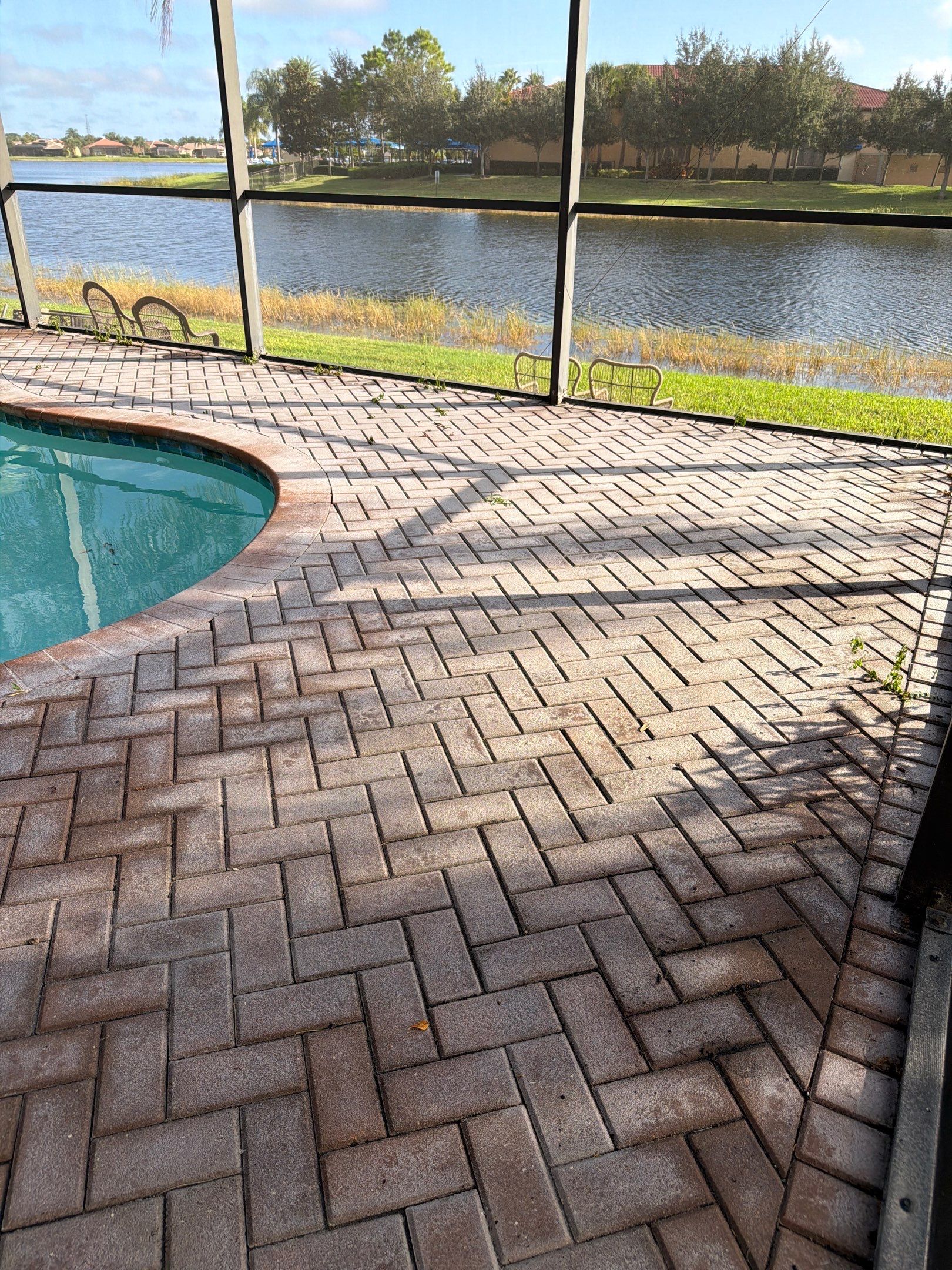 Valencia Lakes Paver Stripping and Sealing for Full Residential Property by Supreme Paver Experts