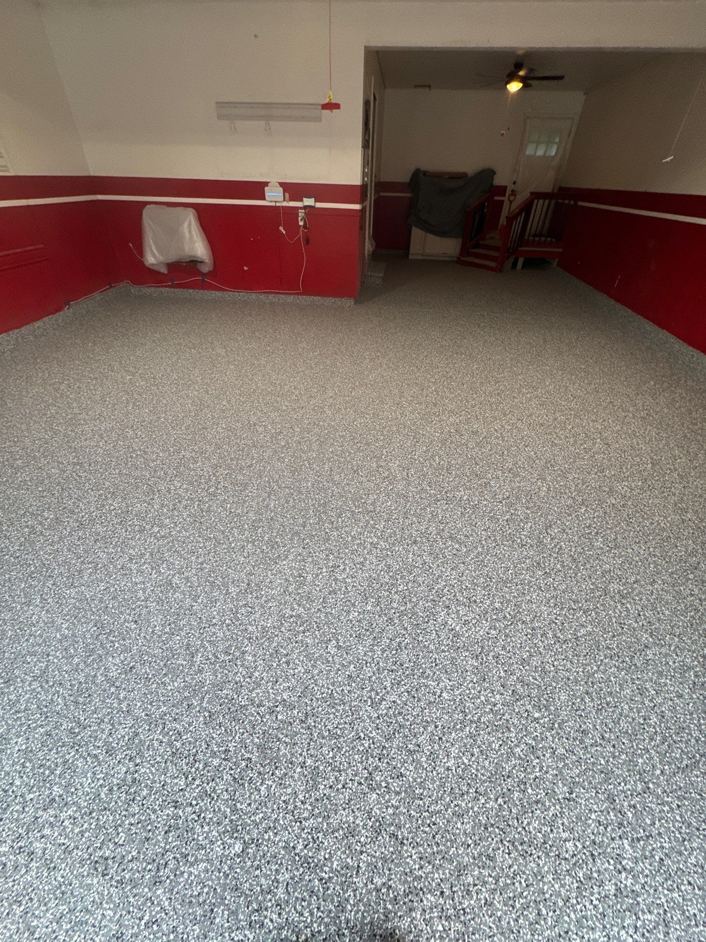 Wombat Flake Garage Floor  by Level 10 Coatings
