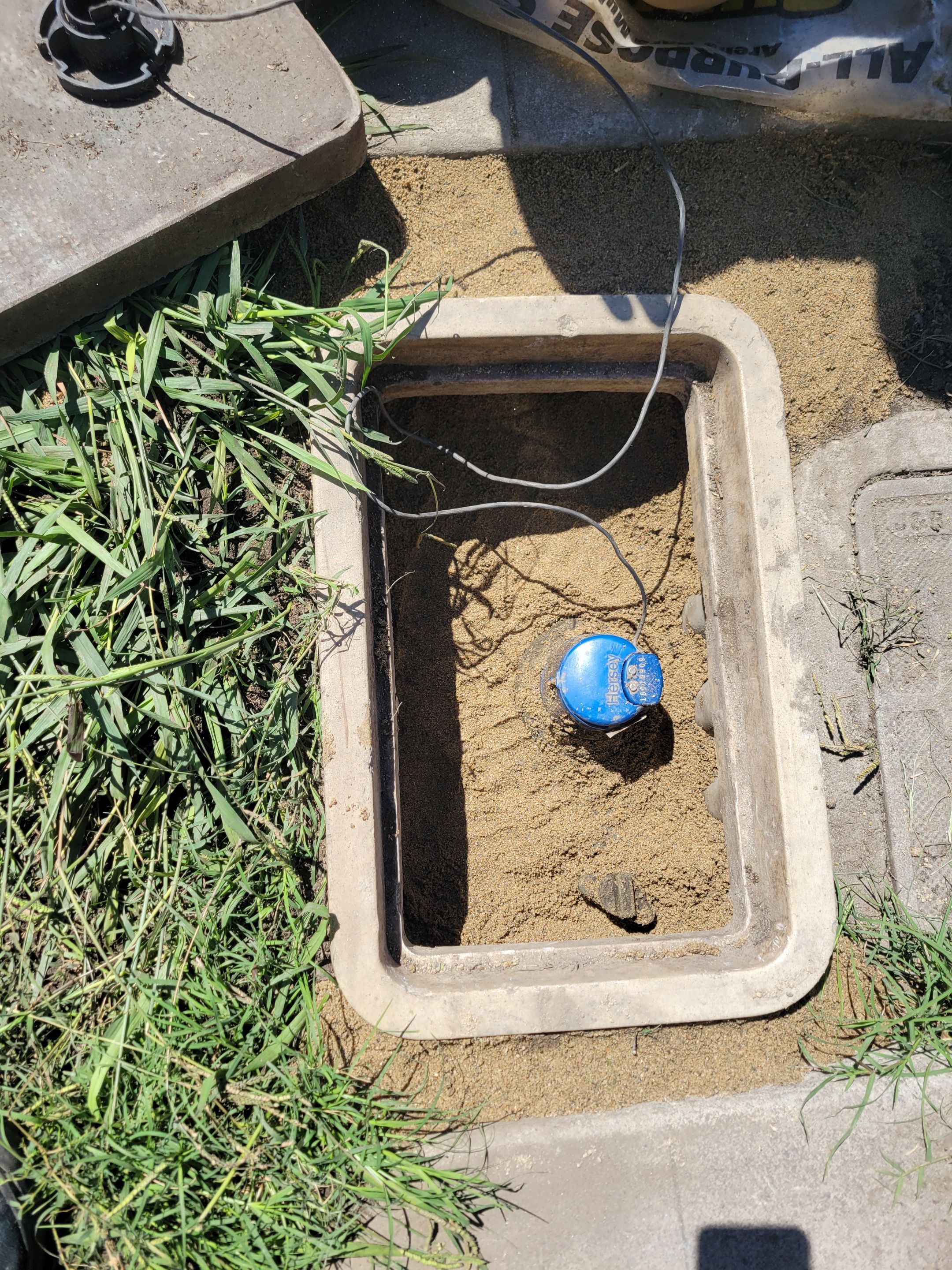 Leak at Water Meter by Professional Plumbing Inc 