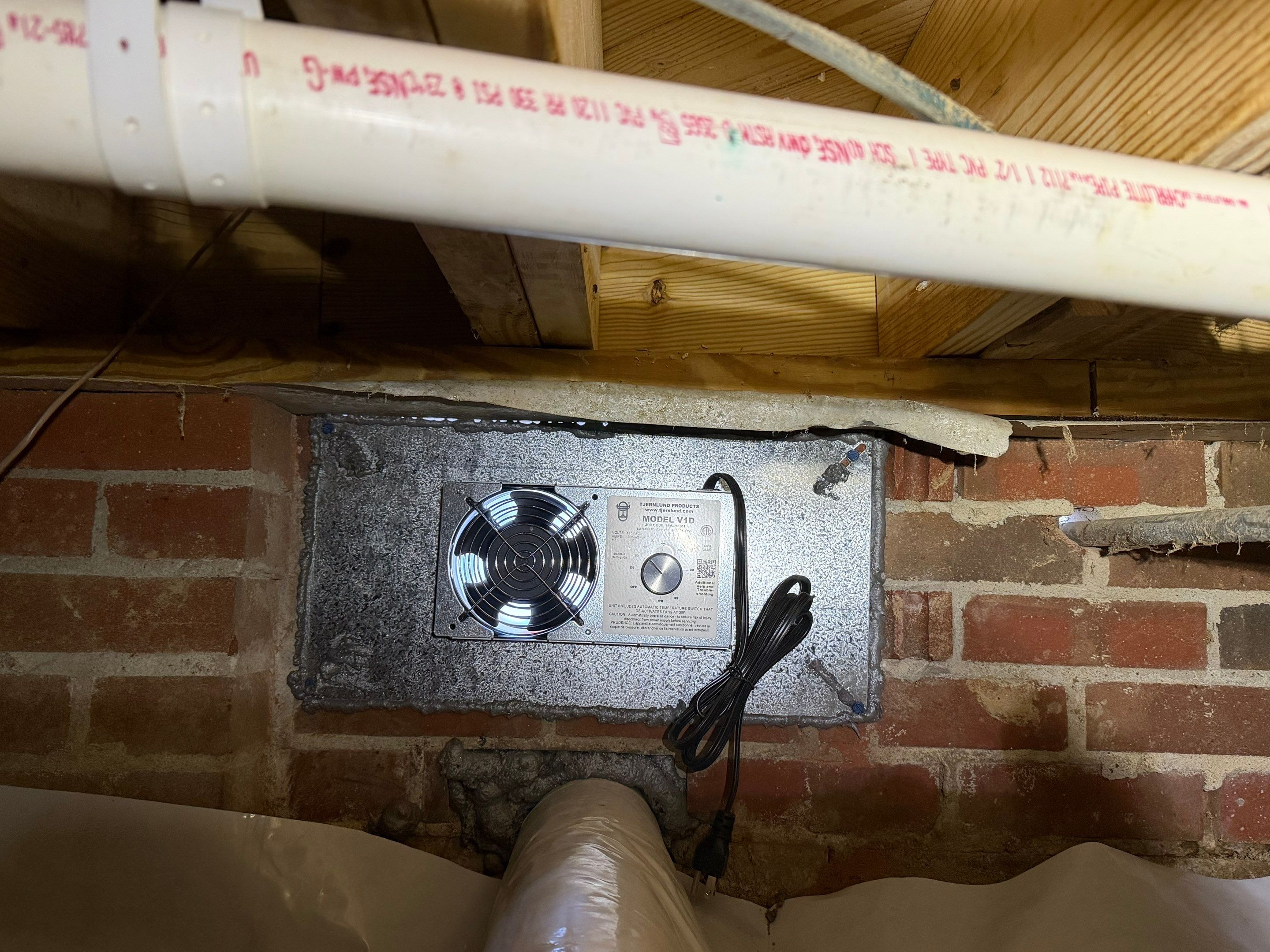 Project in Smithfield by Patriot Crawl Space Repairs