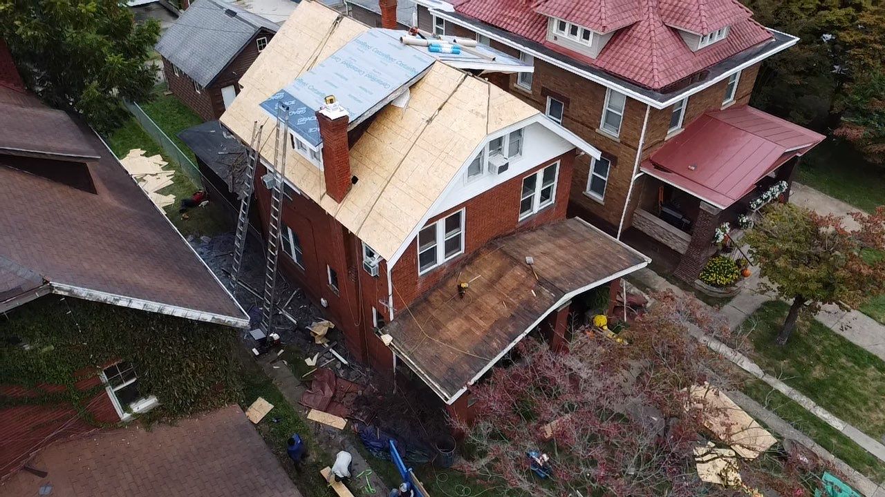 Adkins Project  by Fahey Roofing + Contracting