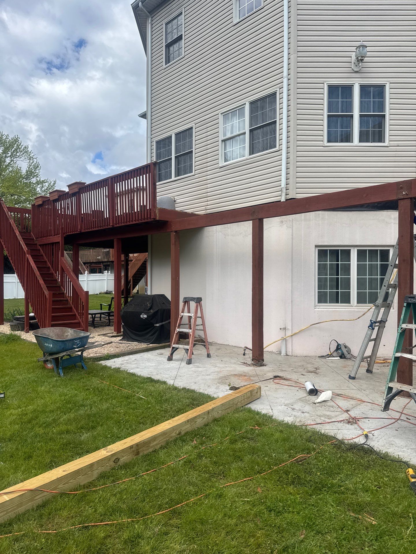 Deck Resurfacing in Manalapan Township, New Jersey by deck guardian