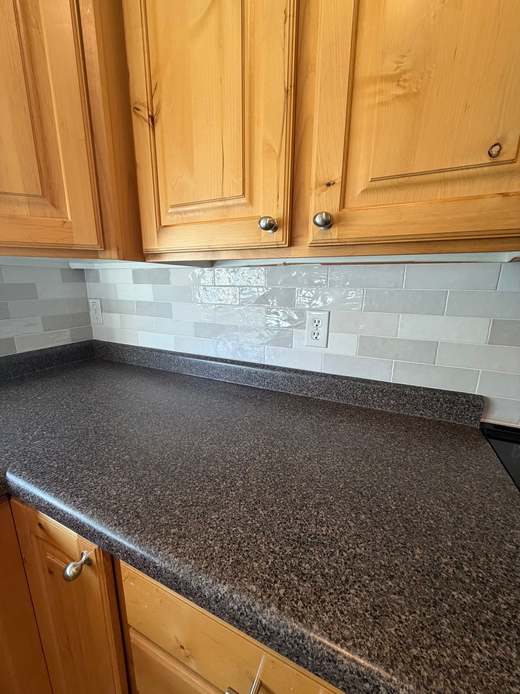 Backsplash Project in Riverton by Rudd Builders LLC
