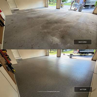 Vintage Shalestone Garage Coating