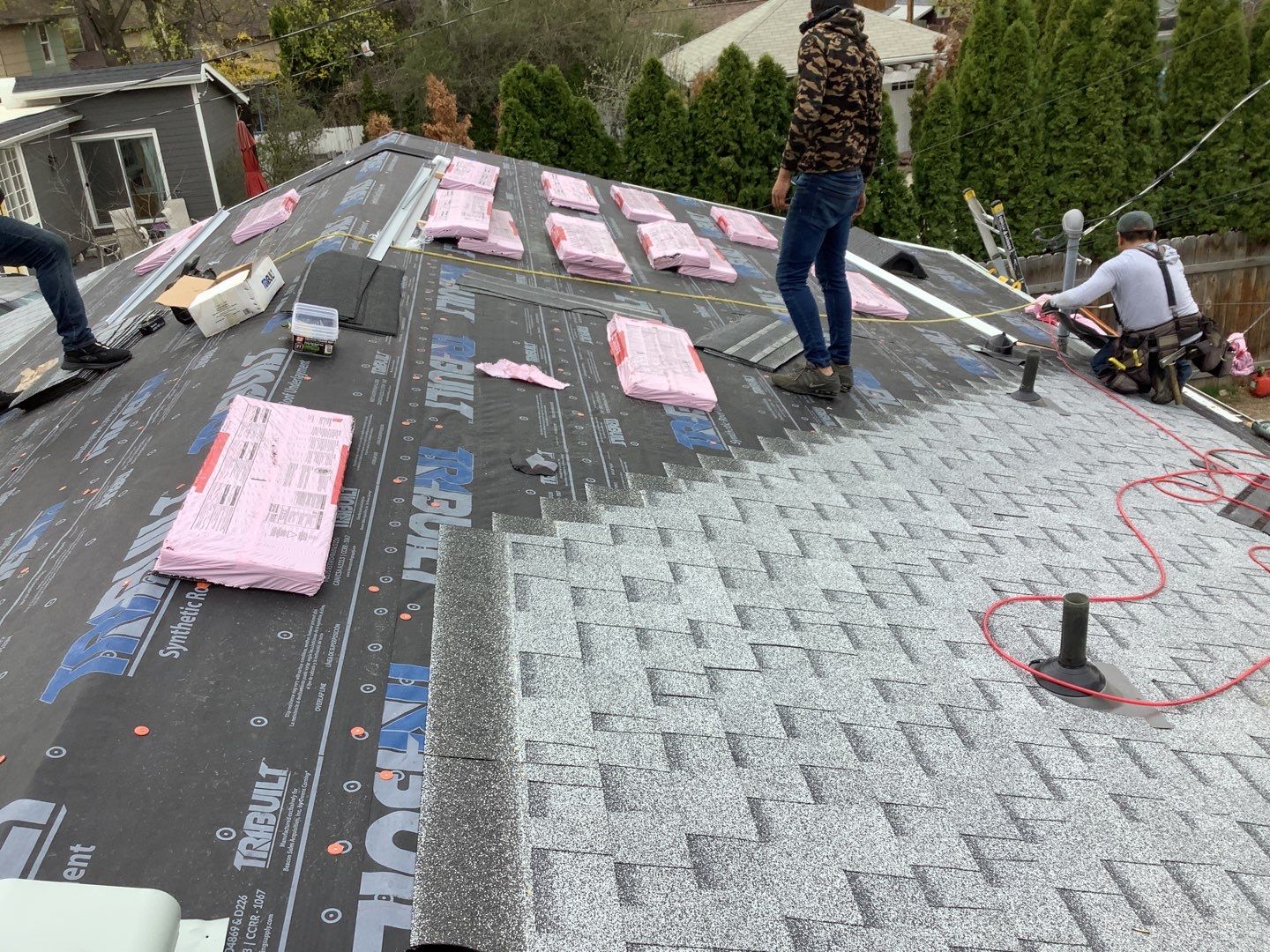Low Pitch Residential Roofing Installation for damaged roof in Nampa by ID Roofing LLC