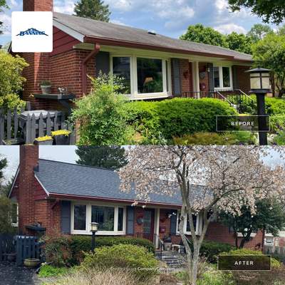 McLean: CertainTeed Landmark Designer Shingles in Charcoal Black