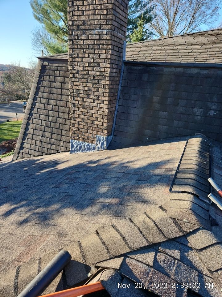 Residential Roofing Installation using Owens Corning TruDefinition Onyx Black by A Plus Exterior