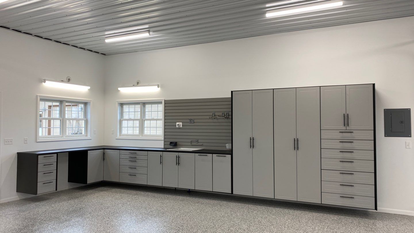 Pat F. gets a beautiful remodeled garage! by Banner Garage