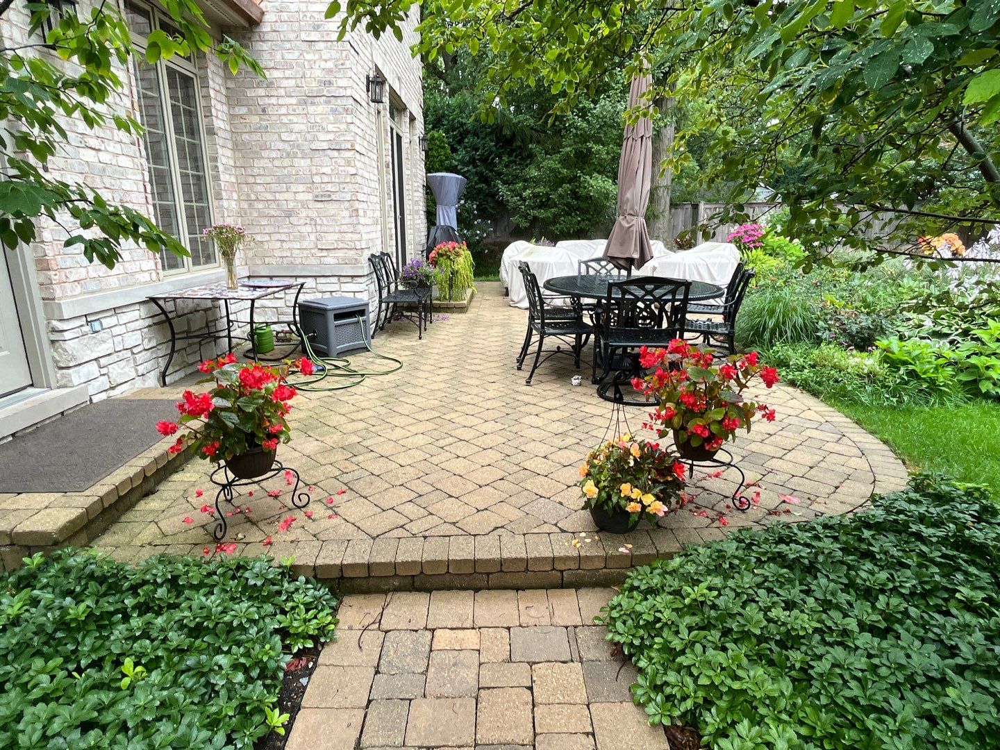 Brick paver clean, sand and seal.  using surebond SB-8700 by Northern Power Washing LLC.