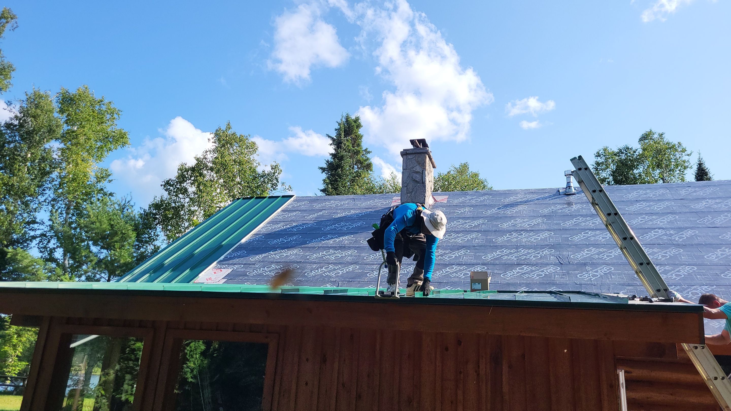 Roof Replacement using 16" Standing Seam Panels by Jay Carter Roofing & Sheet Metal
