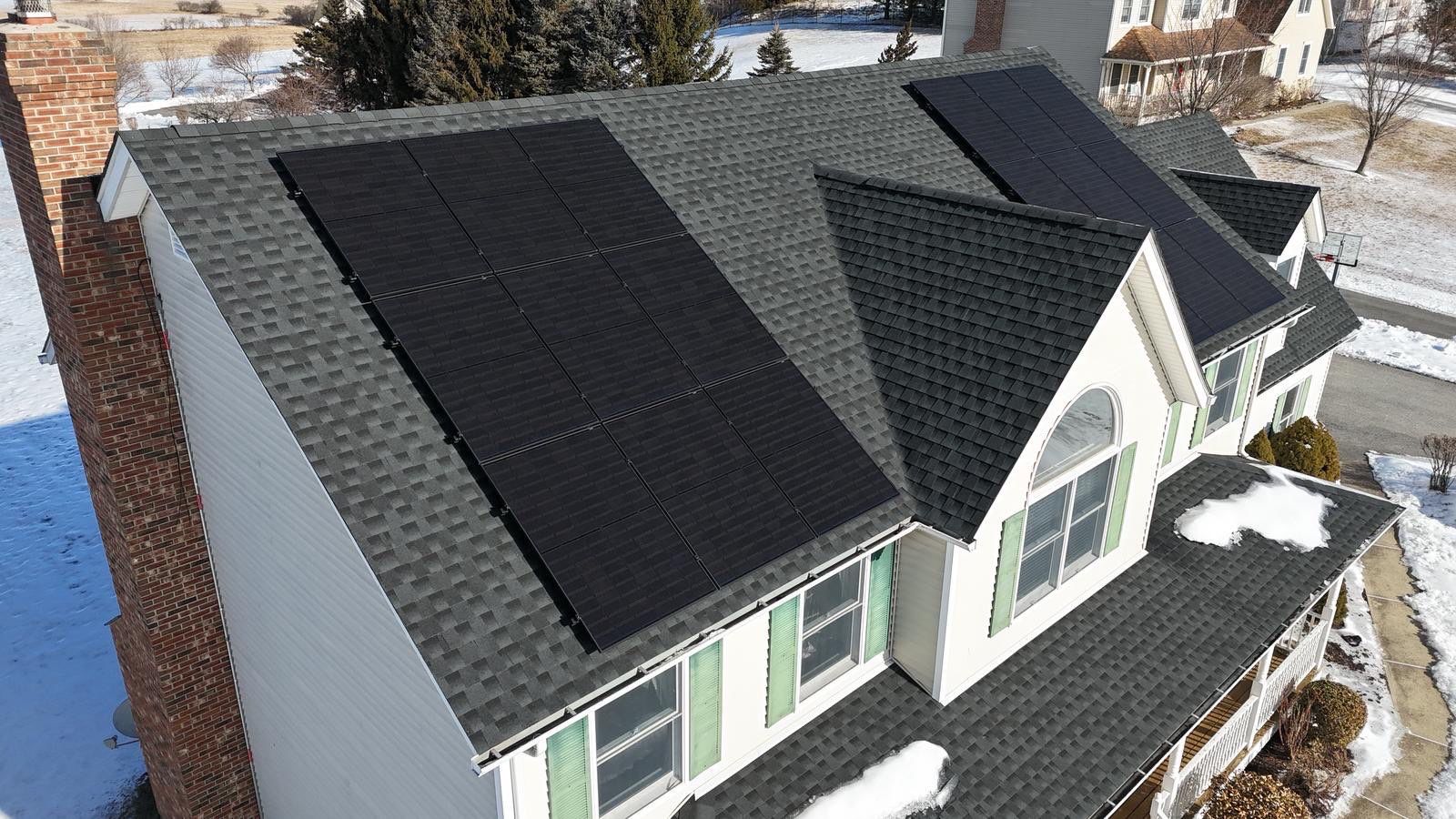 Solar Panel Installation with Battery and Reroof by Infinity Solar Systems
