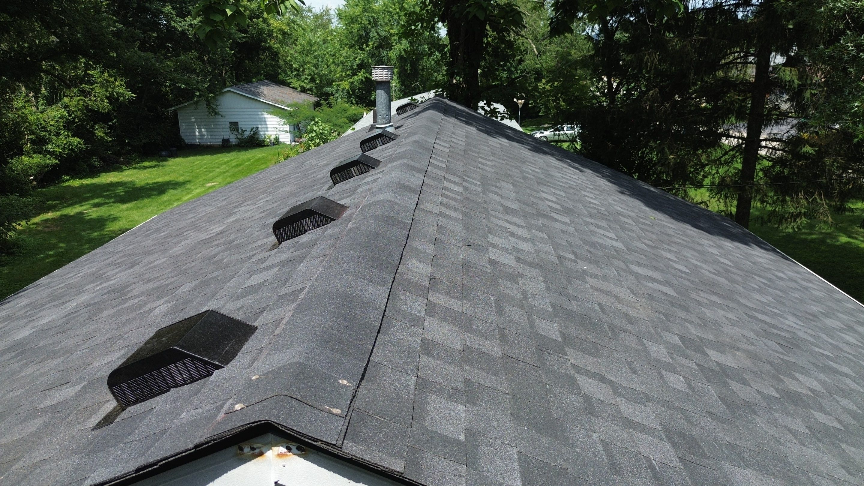 Project in Bloomington by Moss Roofing