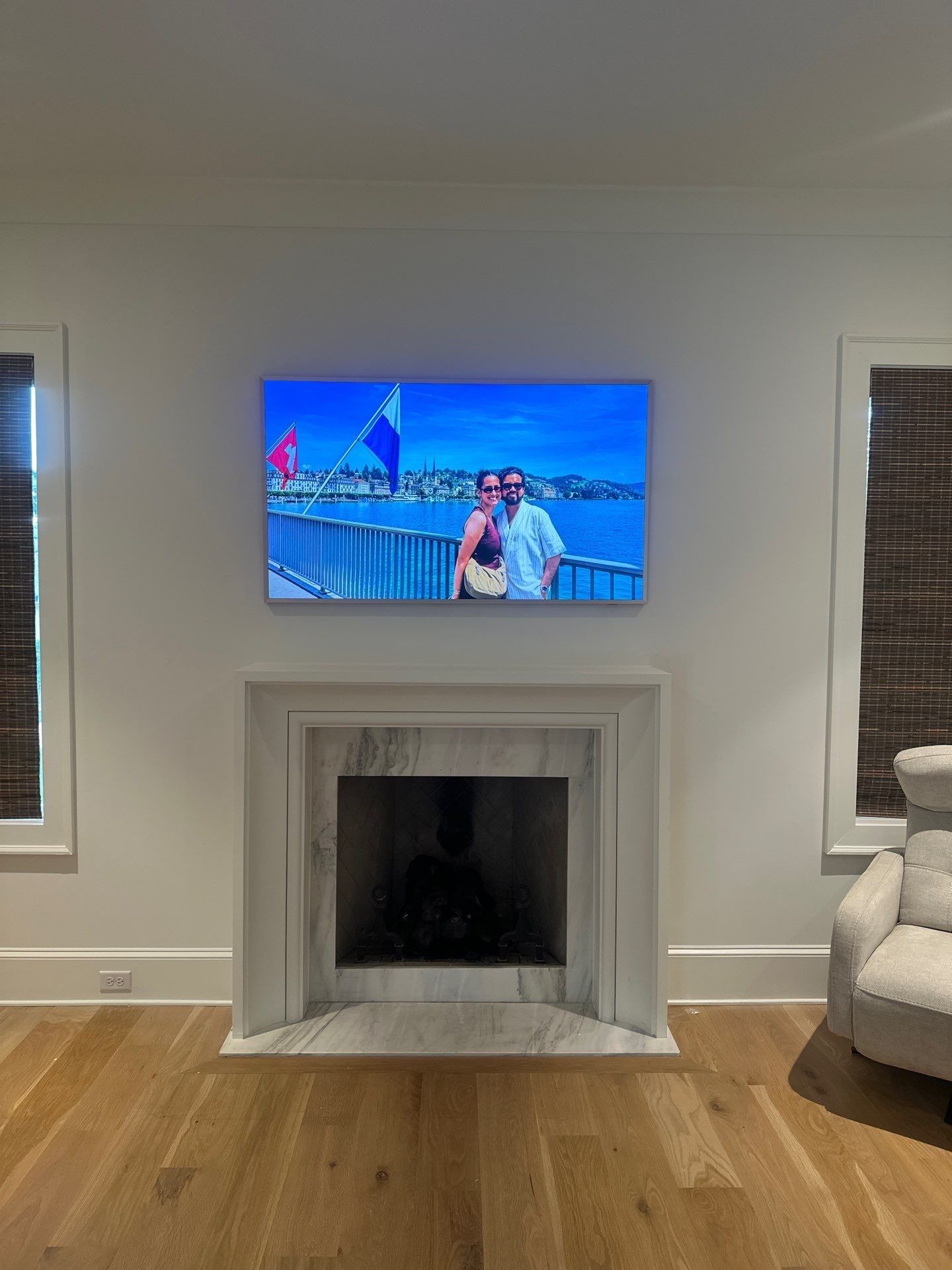 Fireplace TV Mounting Projects by Hangman Mounting & Installation 
