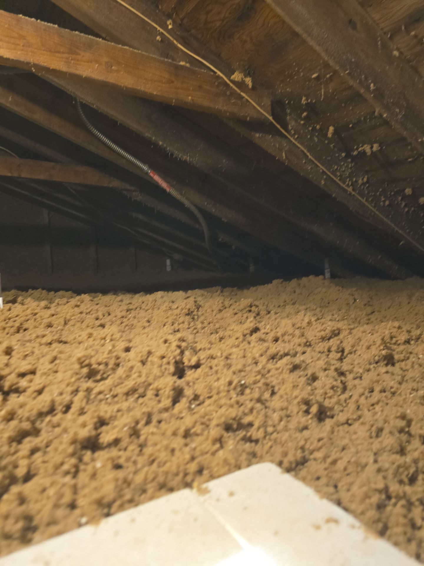 Attic Insulation using Green Fiber Sanctuary by NYS Foam & Energy