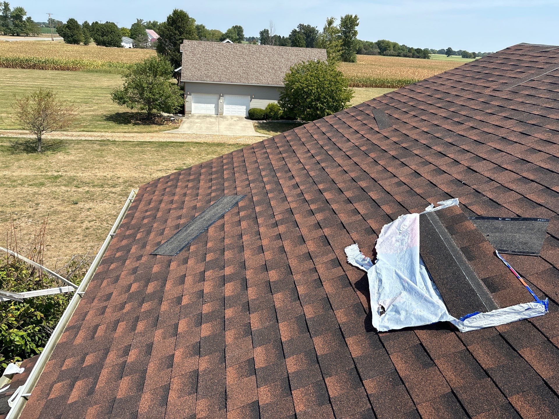 Residential Roofing Installation using Timberline HDZ Shingles - Hickory by RoofX 