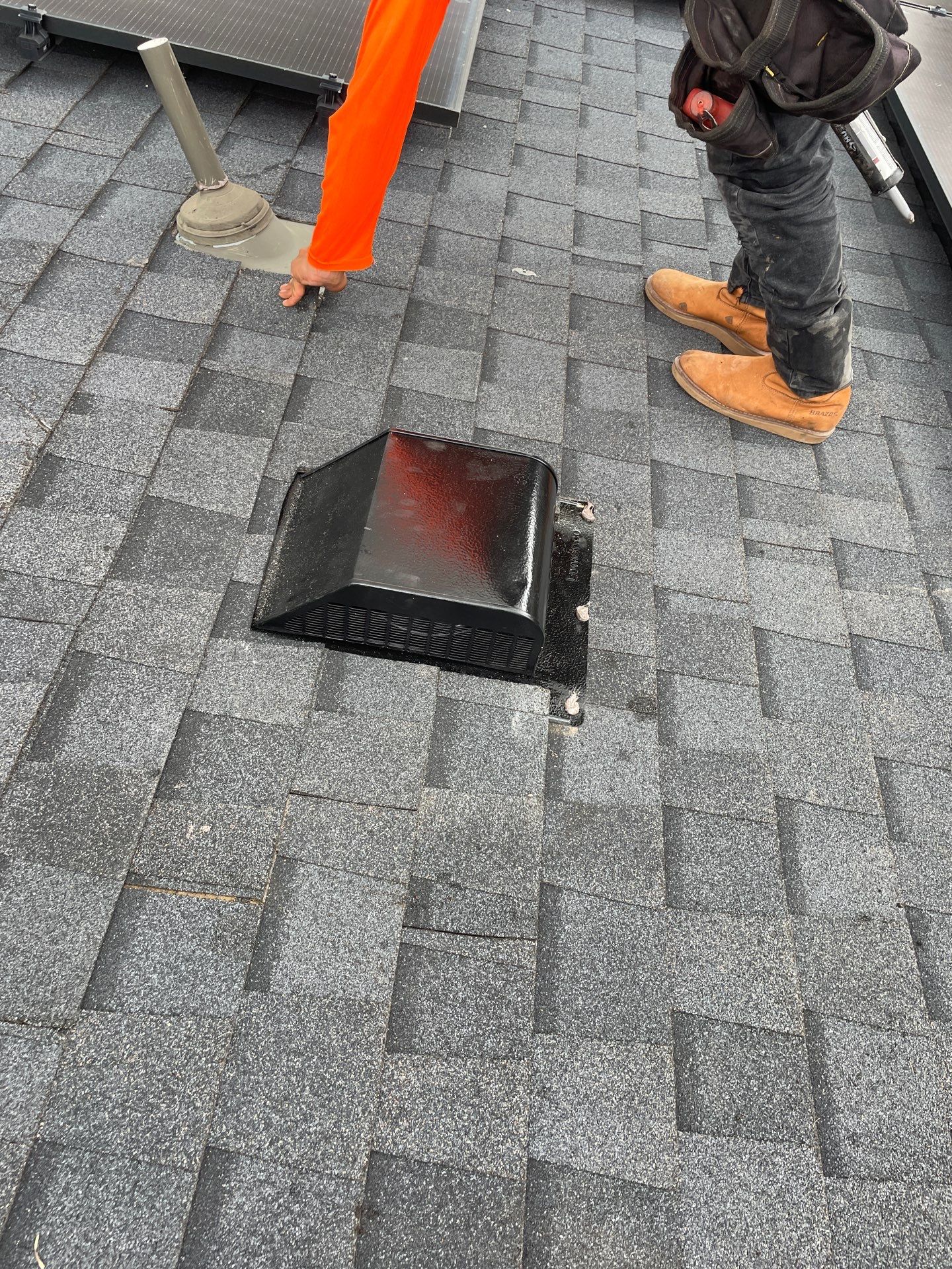Hail Damage using Owen's Corning Duration (Lifetime) Shingles by Roof Repair Company
