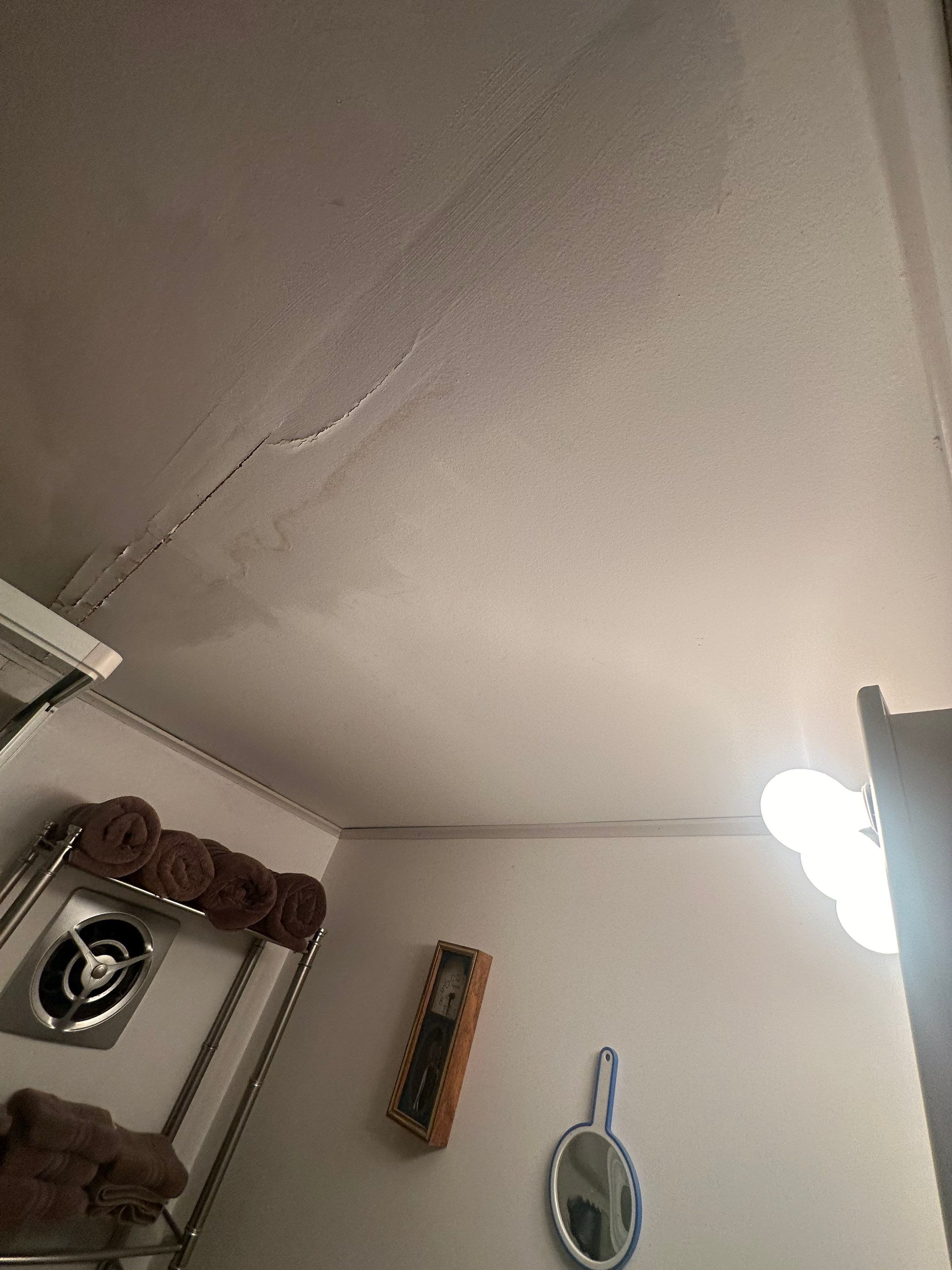 Bathroom Ceiling Replacement by BlueRed Restoration