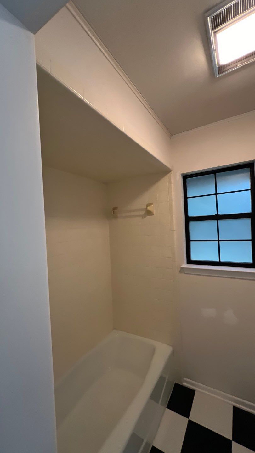 Bulverde Black & White Bathroom Update by Legacy Bath and Kitchen 