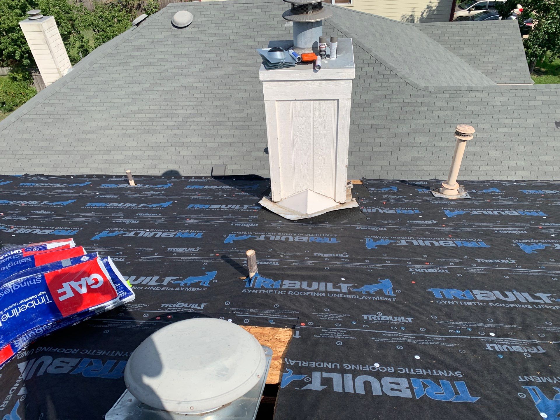 GAF Timberline HDZ Roofing Replacement and Fascia Restoration in Round Rock by Caliber Restoration LLC