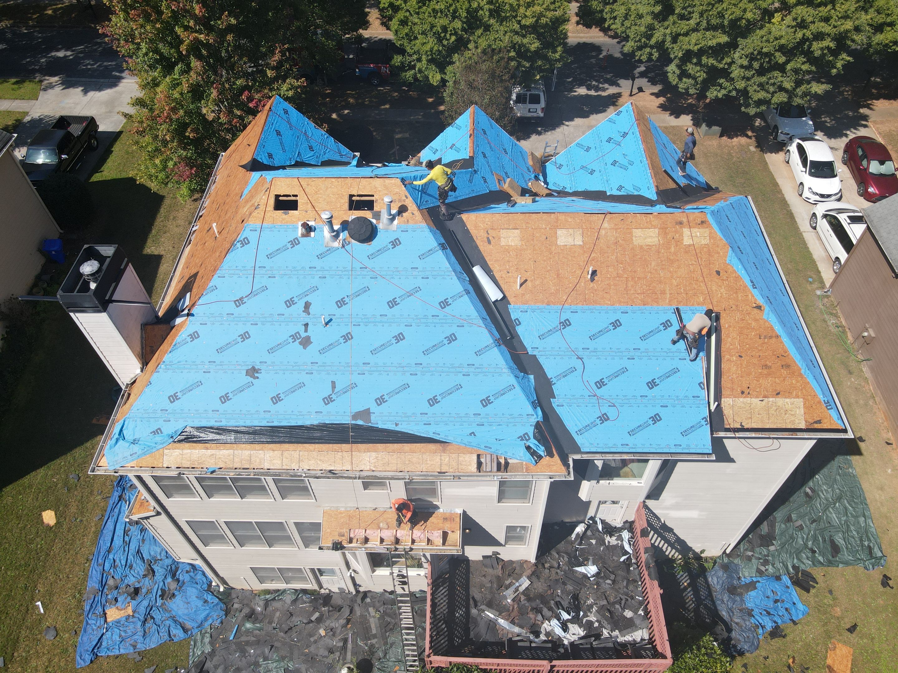 Residential Roofing Installation using Owens Corning by Inspector Roofing and Restoration