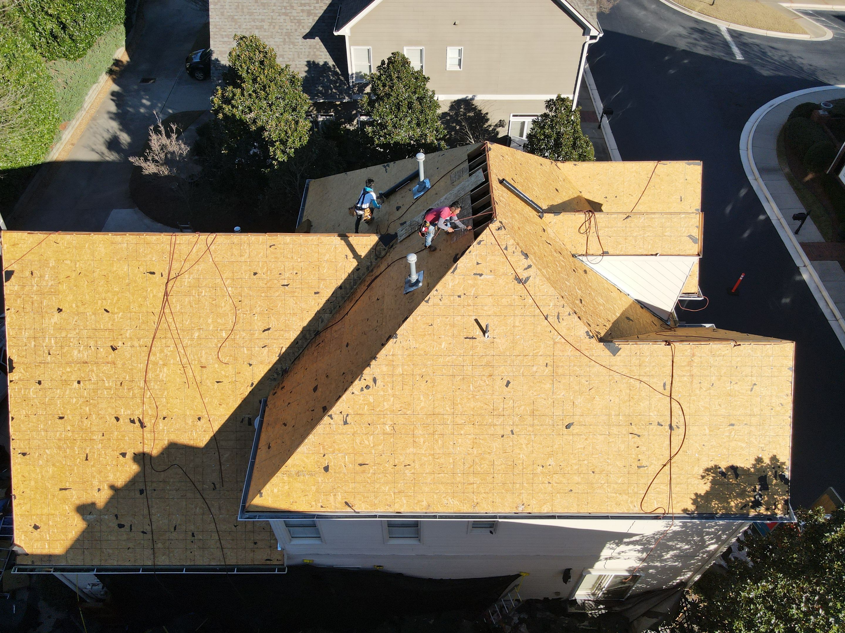 Residential Roofing Installation using Owens Corning by Inspector Roofing and Restoration