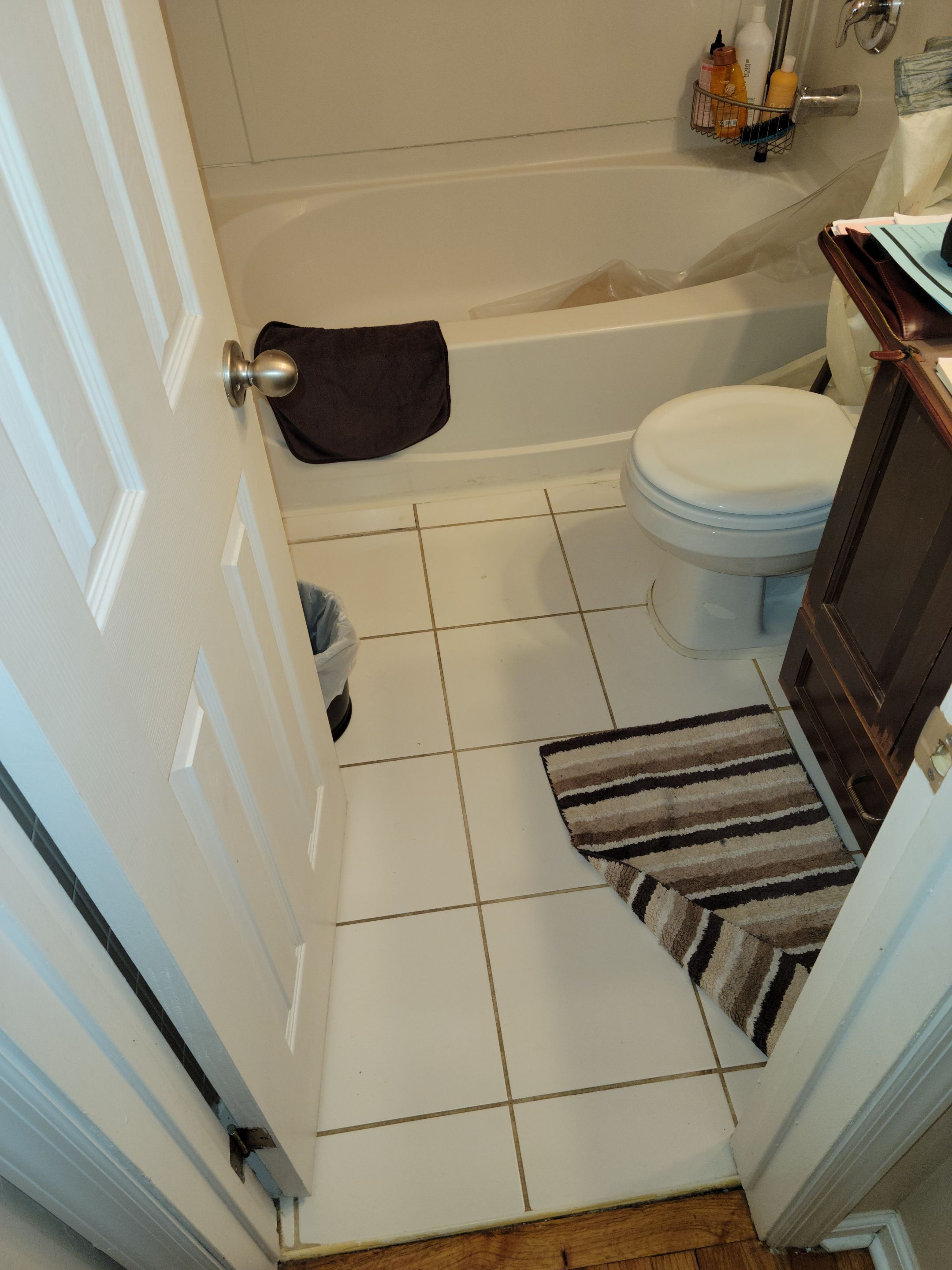 Premier Tub to Shower Conversion - Brecchia Diamond  by All County One Day Bath 