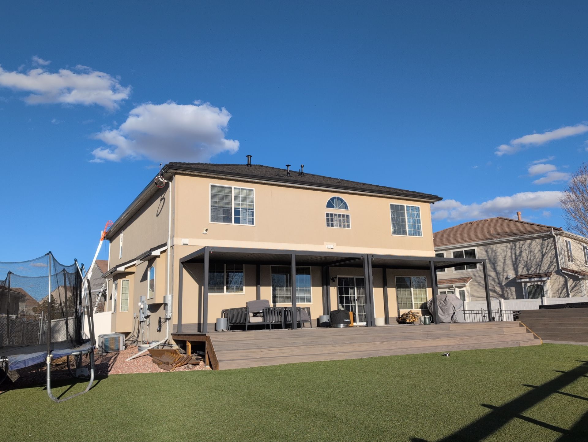Residential Roofing Installation using Stone Coated Steel Cottage Shake by Blue Peaks Roofing LLC 
