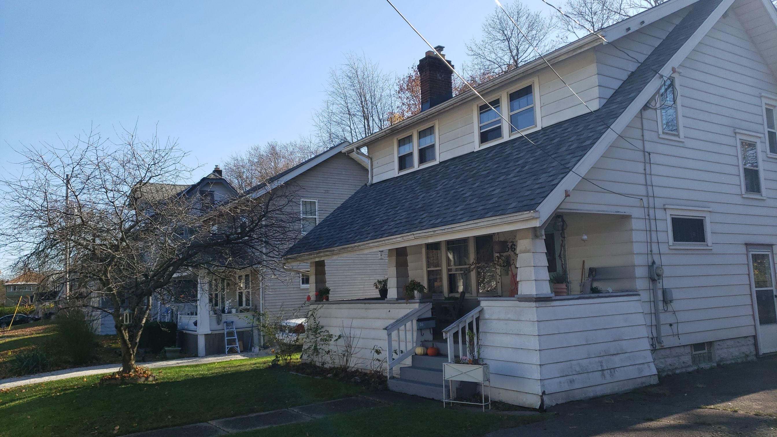 ATLAS PINNACLE COLOR: SCOTCHGARD COASTAL GRANITE DRIP EDGE: WHITE by Eagle Eye Roofing