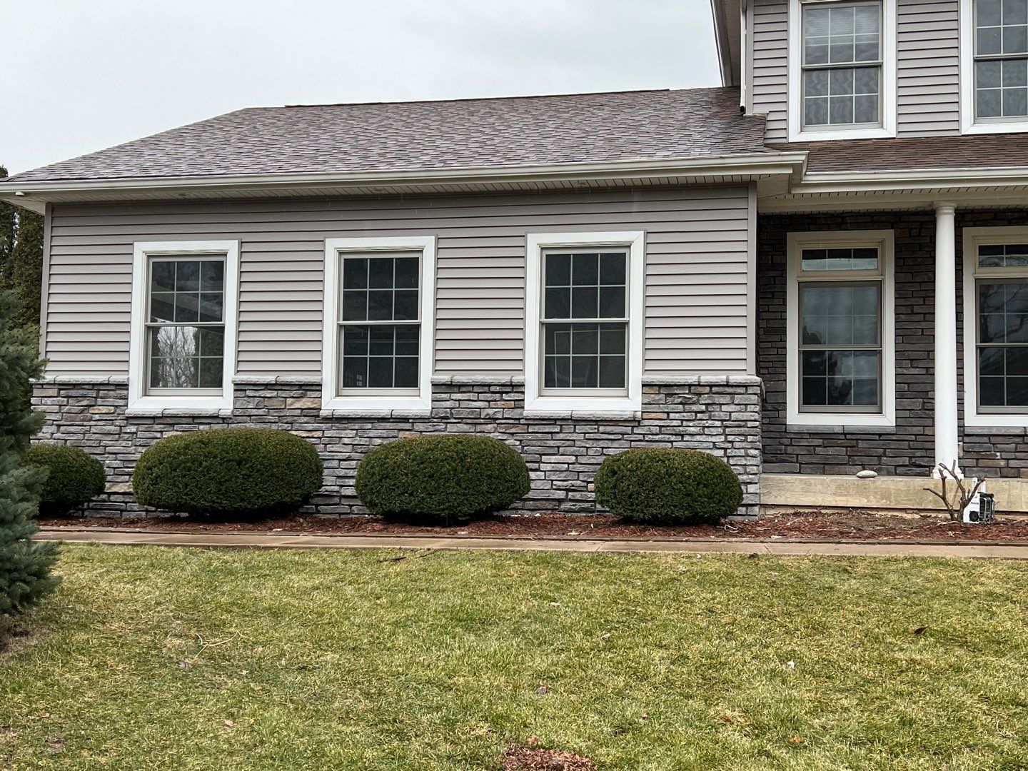 Masonry Veneer Stone Installation by ACE Waterproofing & Basement Solutions