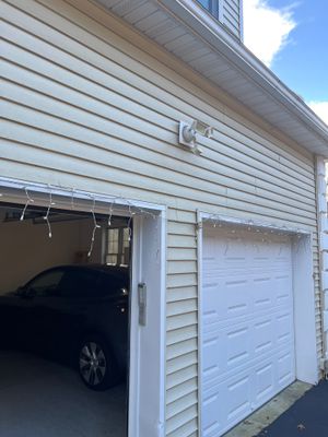 Customer-Supplied Flood Light Installed