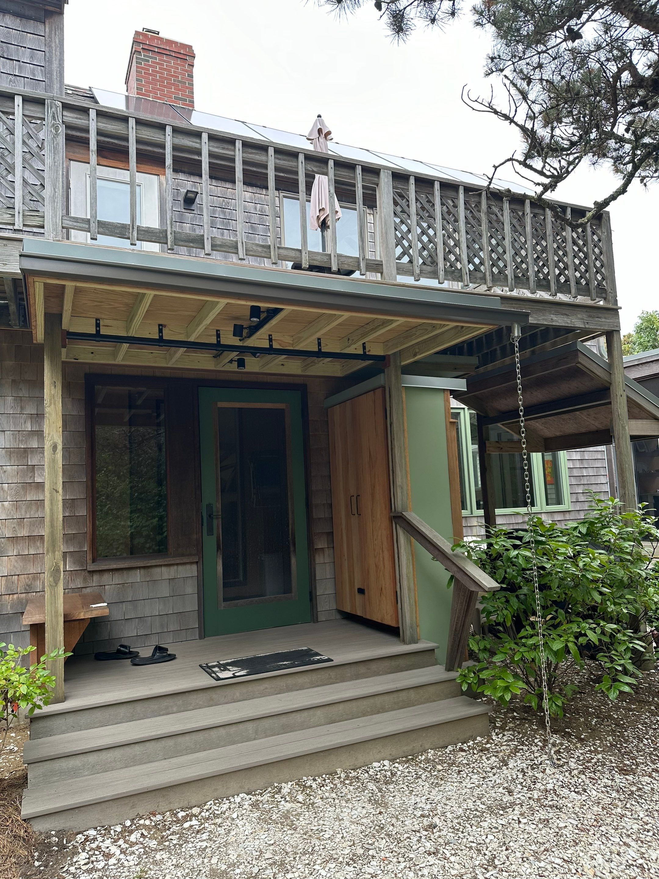 Gutter Installation using Custom Gutter with Rain chain by Gutter Pro Enterprises