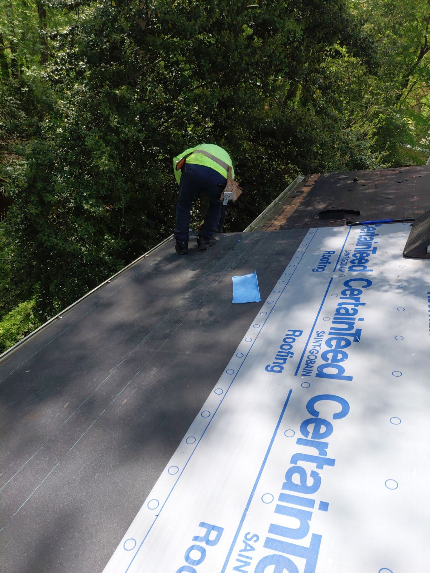 Annandale: Residential Roof Replacement with CertainTeed Landmark in Moire Black by RM Banning, Inc.