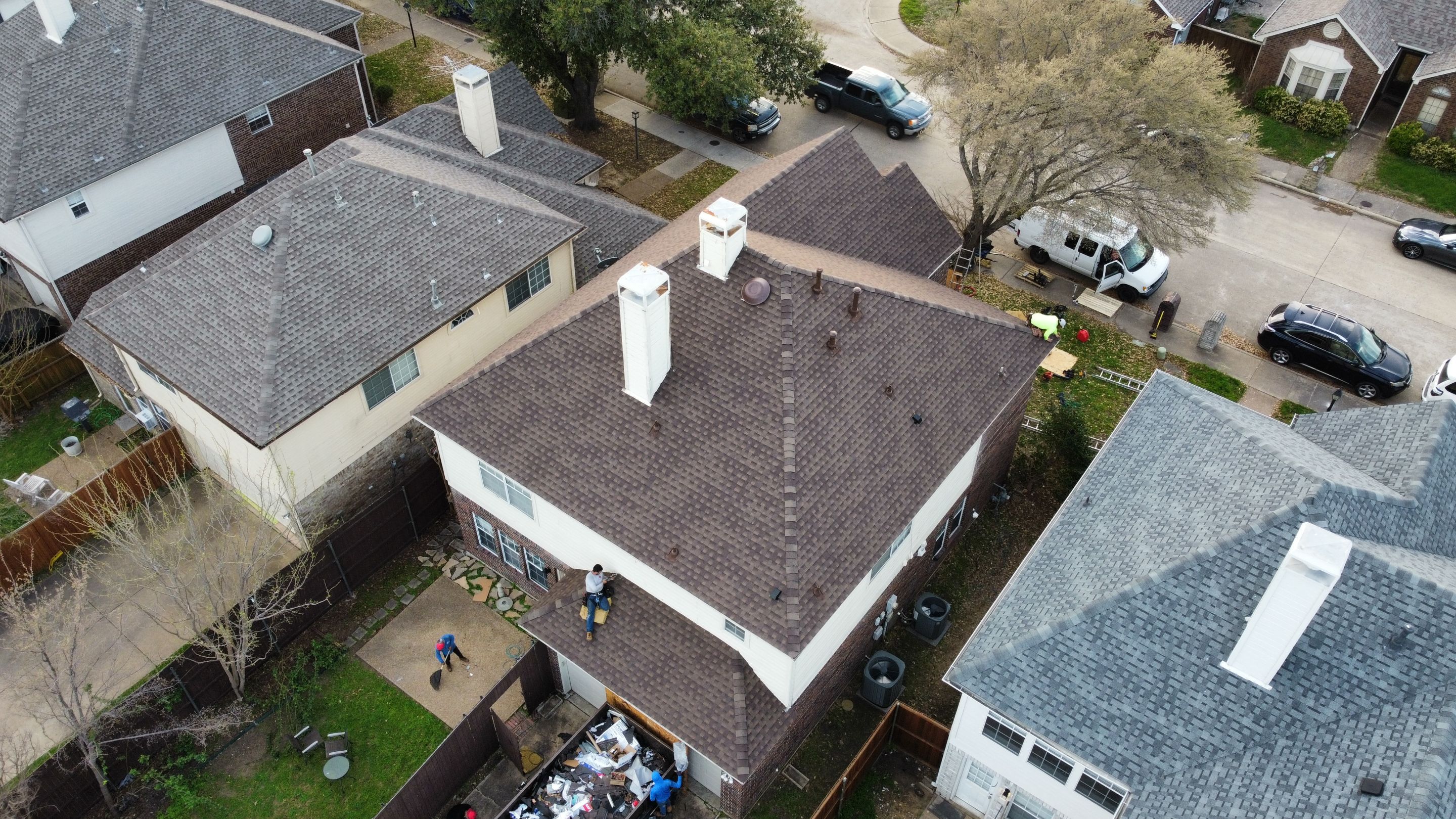 Project in Dallas by Zeus Exteriors