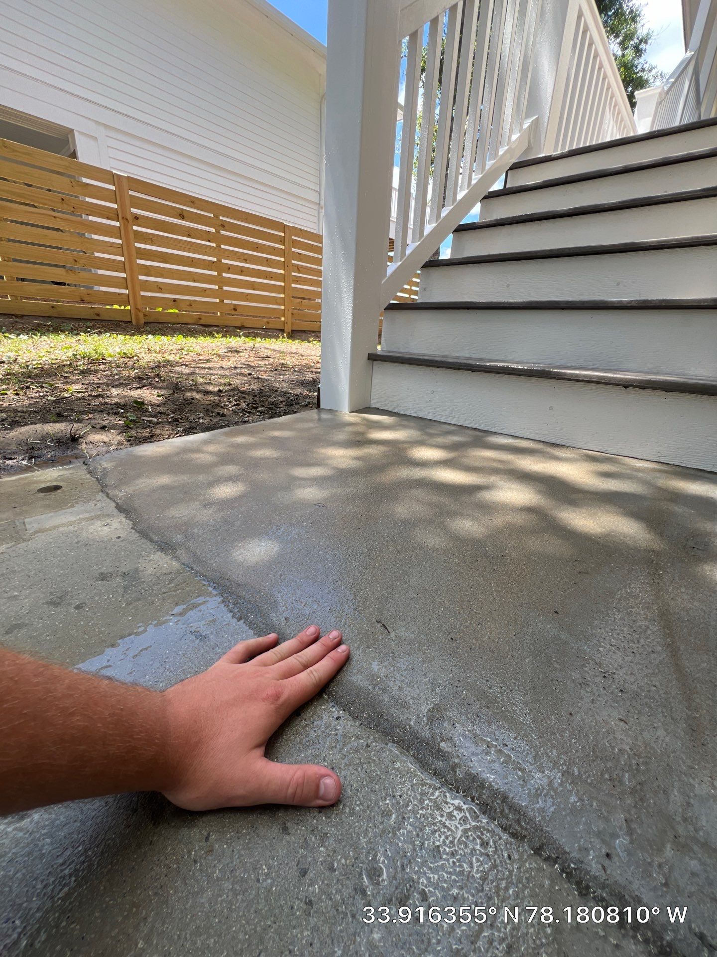 Framing Steps using Trex Enhance Grooved 1" X 12' Rocky Harbor by RGR Construction and Roofing, LLC