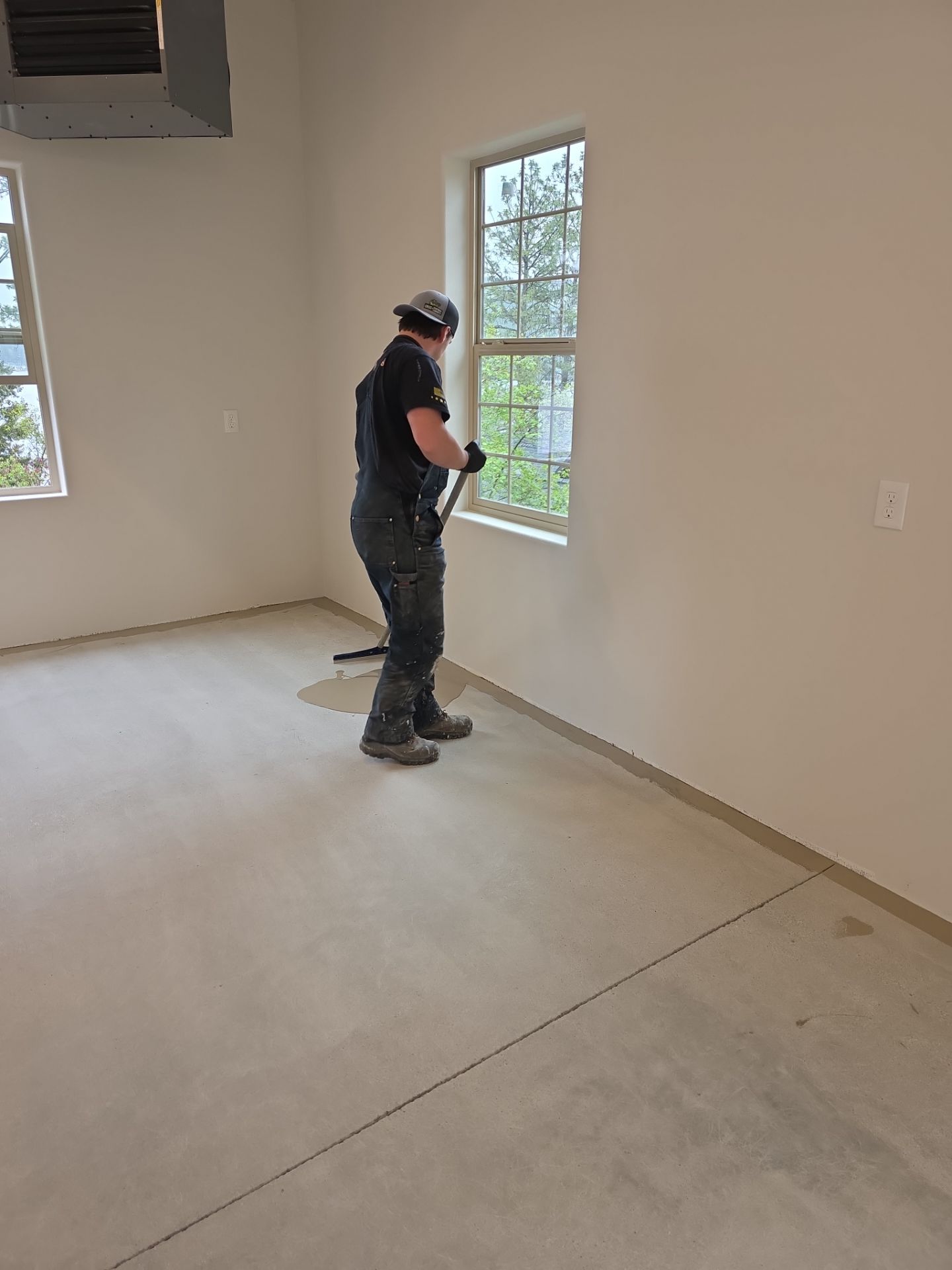 Pebble Beach Polyaspartic Garage Floor Coating in Liberty Lake by Croc Coatings, LLC