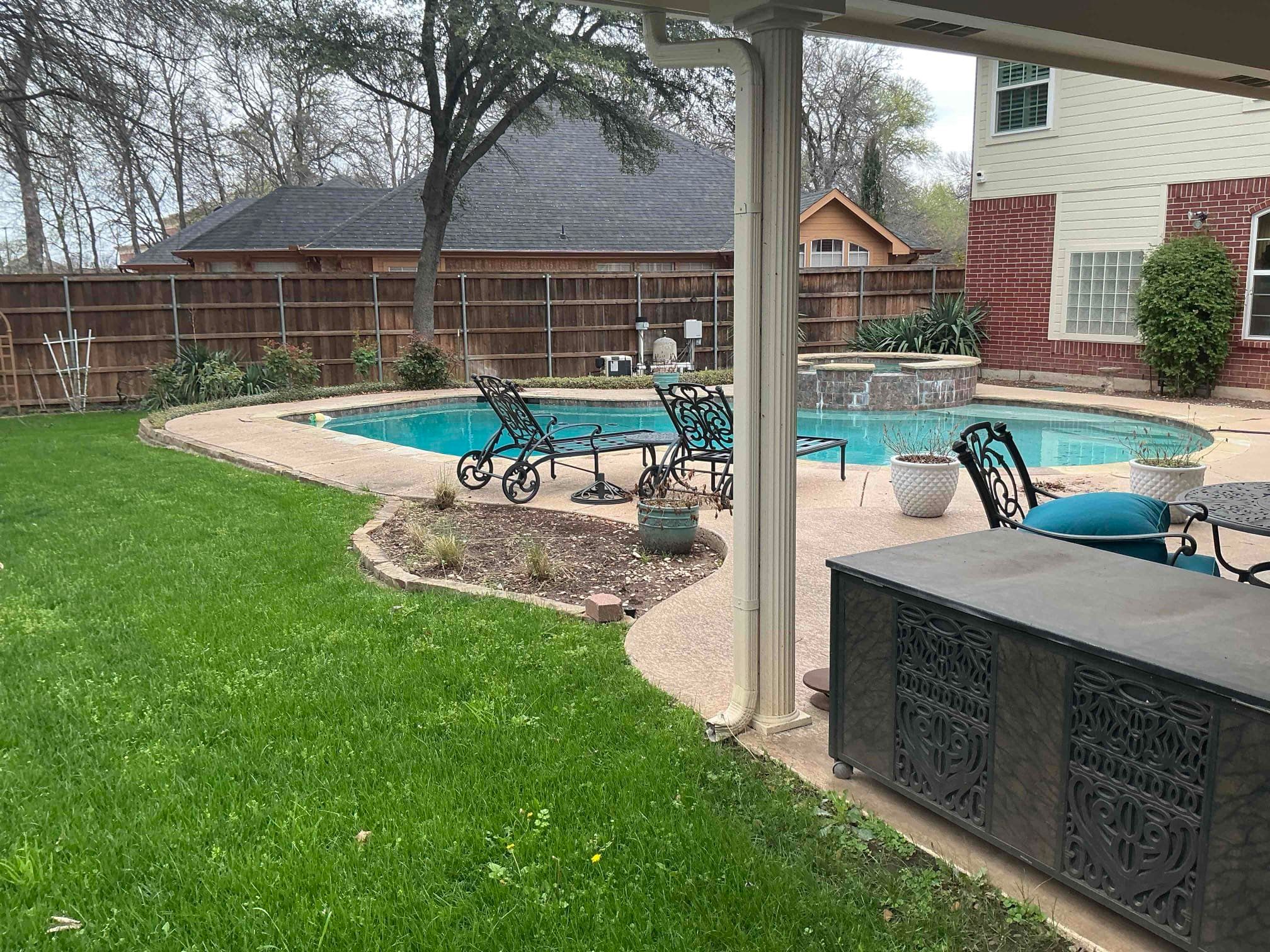 Grand Prairie Remodel by Sink or Swim Pools