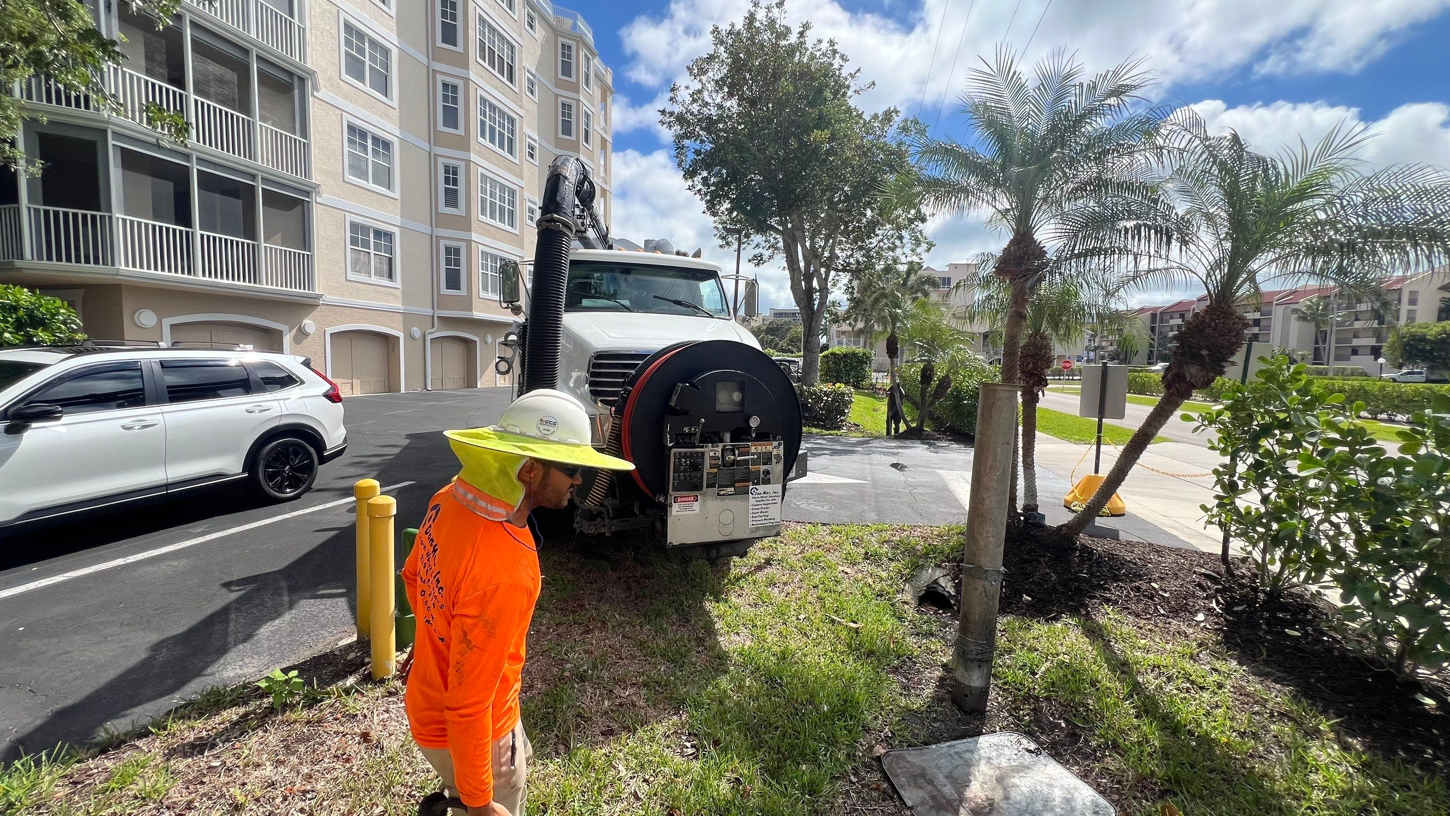 Condo Complex Stormwater System Maintenance by Don Mar, Inc. Storm Water Solutions