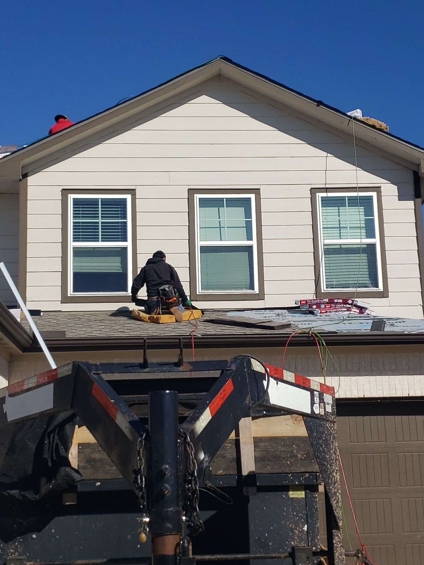 Residential Roof Replacement using GAF - NATURAL SHADOW - WEATHERED WOOD by Elite Roofing LLC
