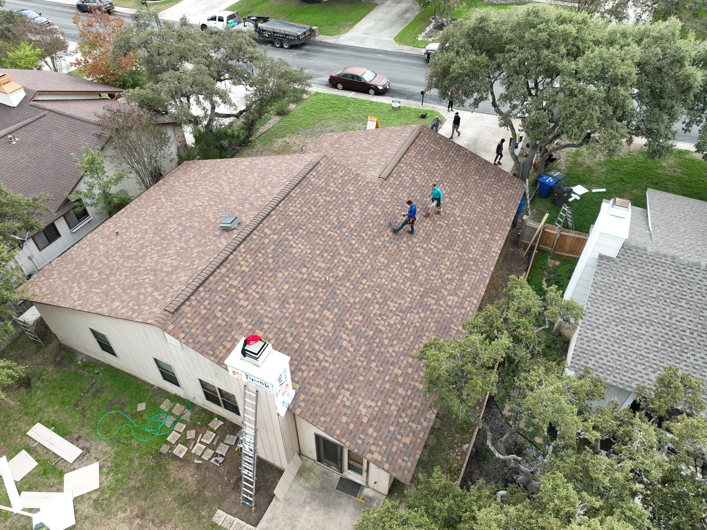Residential Roof Replacement using Owens Corning Duration Designer 30 Year Laminate Shingle  by Premier Roofing and Contracting