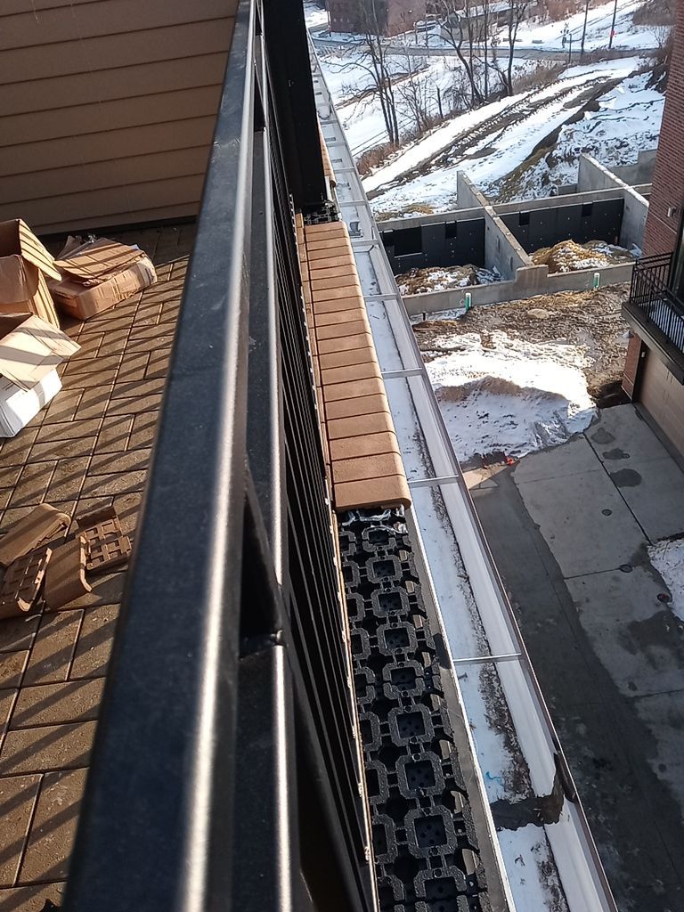 Paver install by Absolute Roofing and Construction