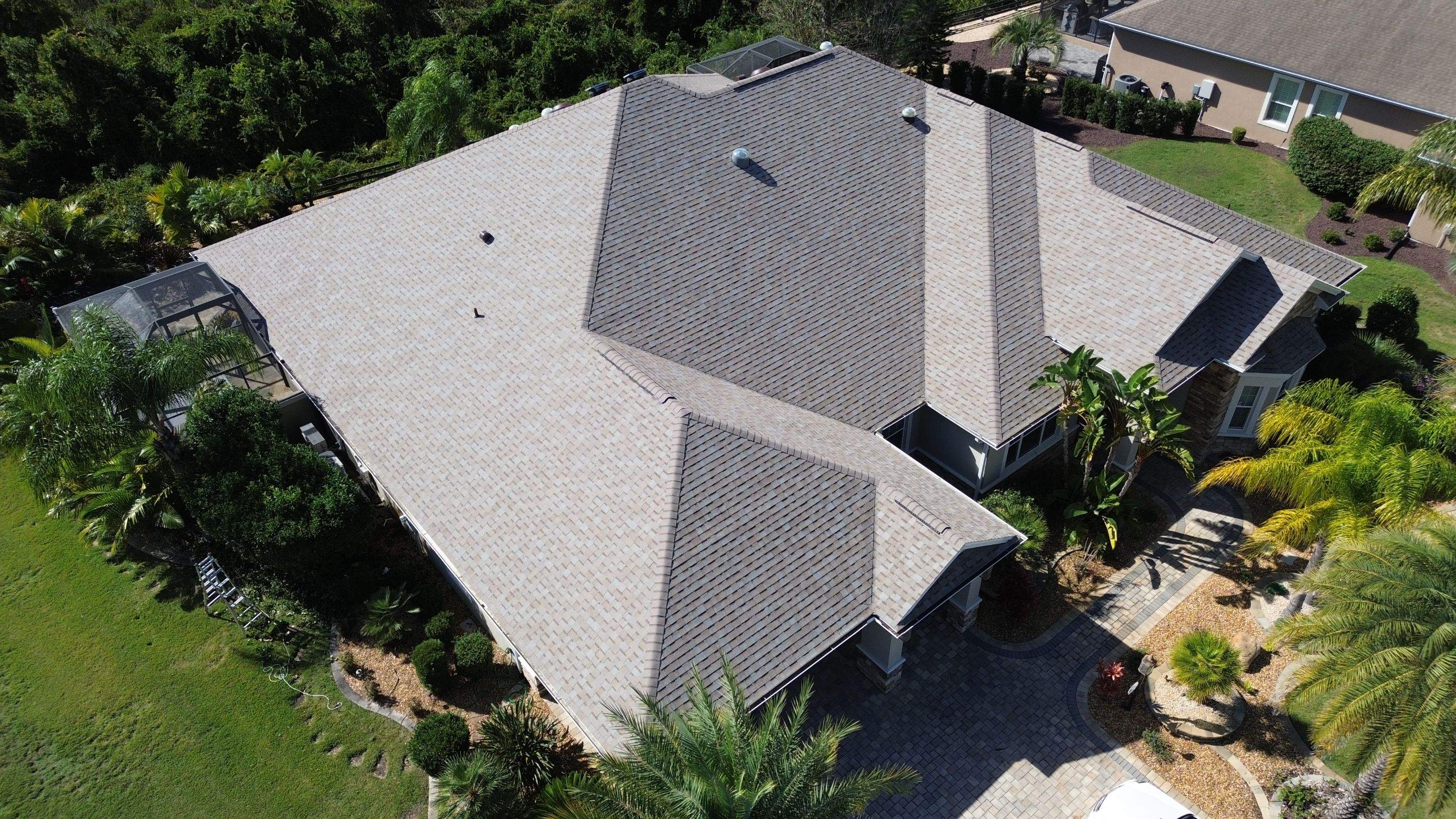 90 SQ shingle install at The Villages, FL by Brehm Roofing
