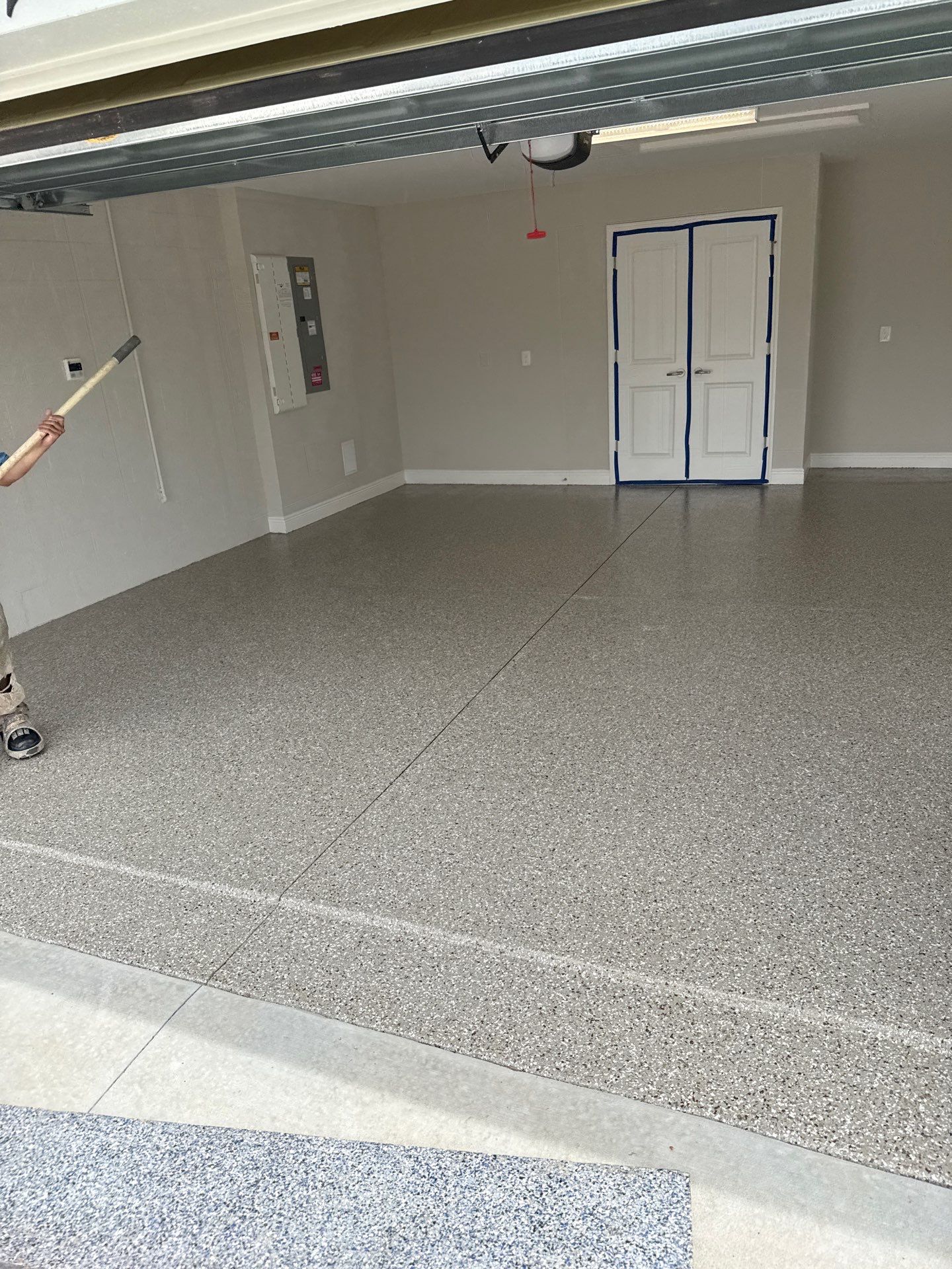 Garage in Pebble Beach by Innovative Concrete Coatings 